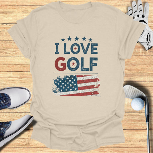 I Love Golf T-Shirt - Funny Golf Tee by Swing Epic