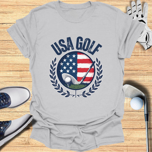 USA Golf Patriotic T-Shirt - Funny Golf Tee by Swing Epic