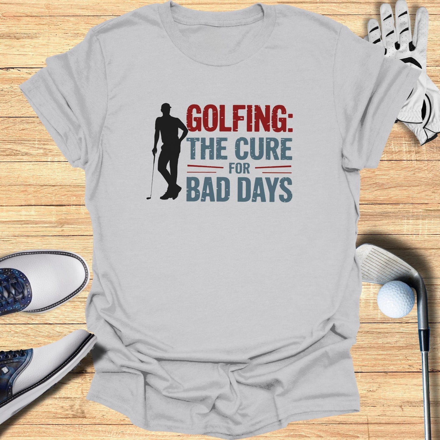 Golfing The Cure For T-Shirt - Funny Golf Tee by Swing Epic