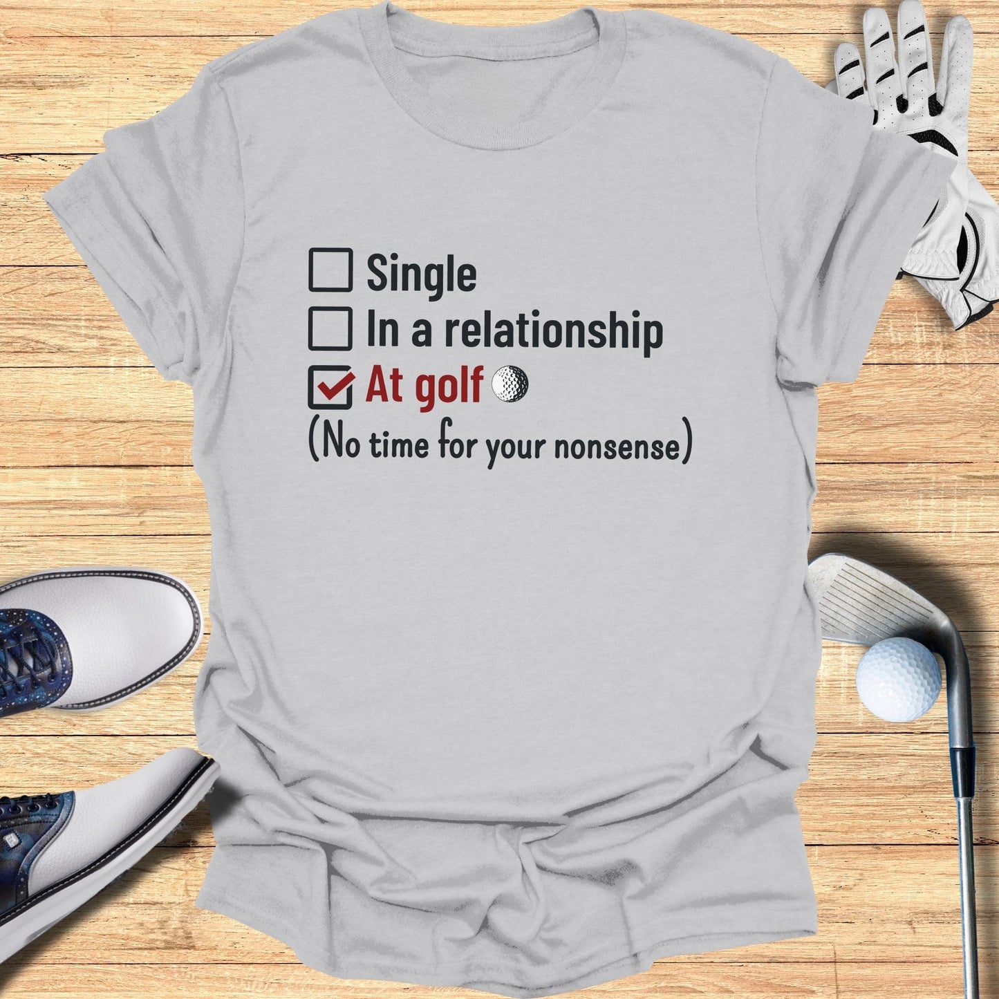 Relationship Vs Golf T-Shirt - Funny Golf Tee by Swing Epic