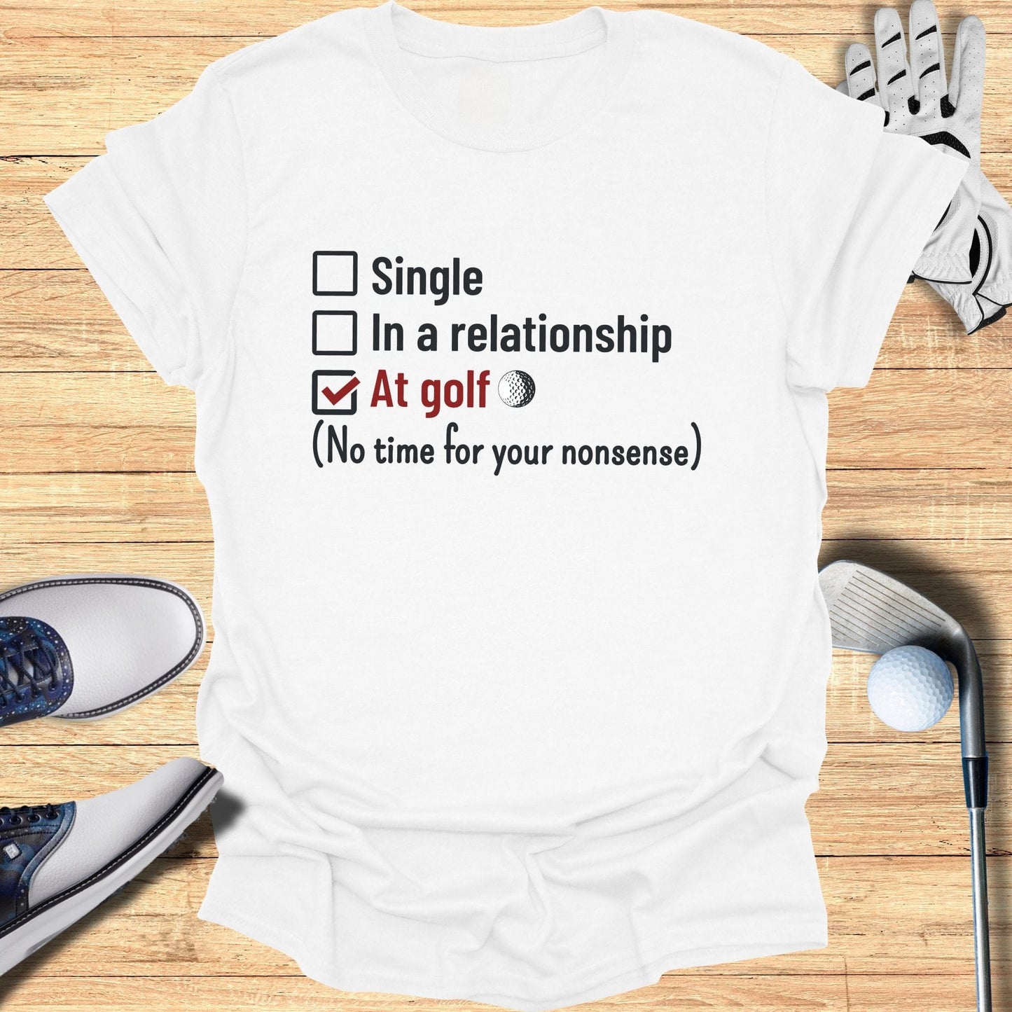Relationship Vs Golf T-Shirt - Funny Golf Tee by Swing Epic