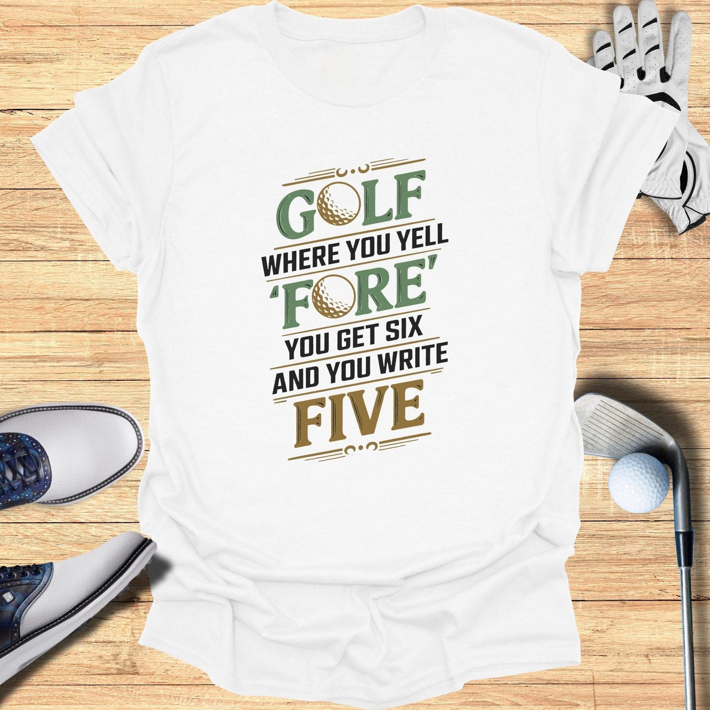 Golf Math T-Shirt - Funny Golf Tee by Swing Epic