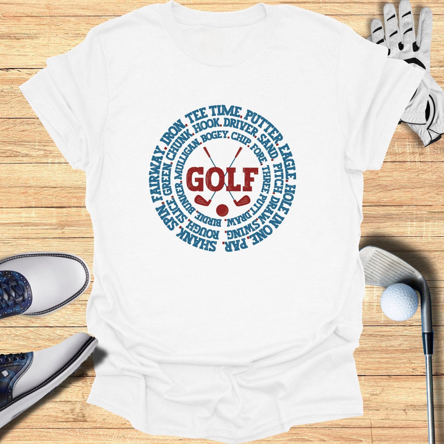 Golfing Terminology T-Shirt - Funny Golf Tee by Swing Epic