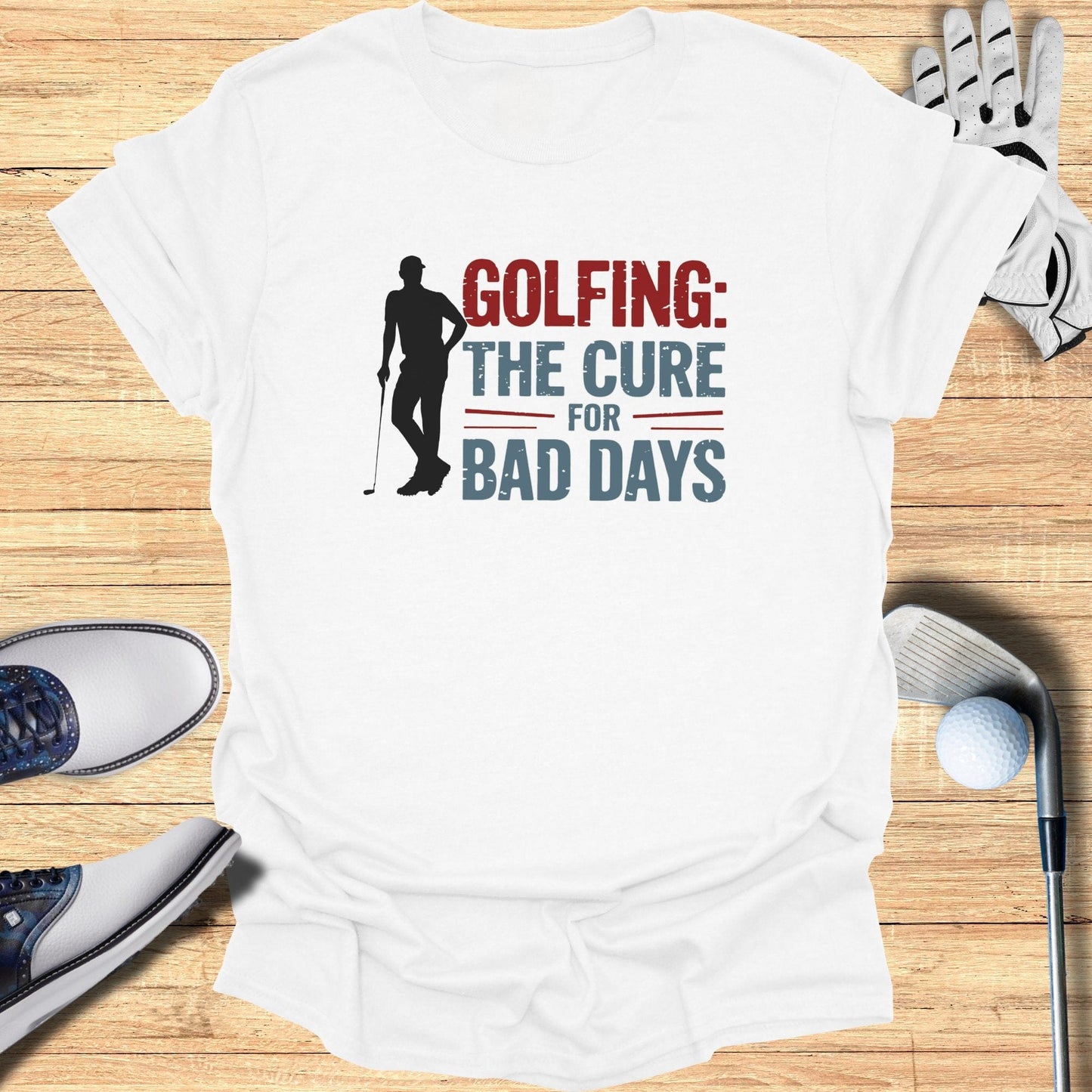 Golfing The Cure For T-Shirt - Funny Golf Tee by Swing Epic