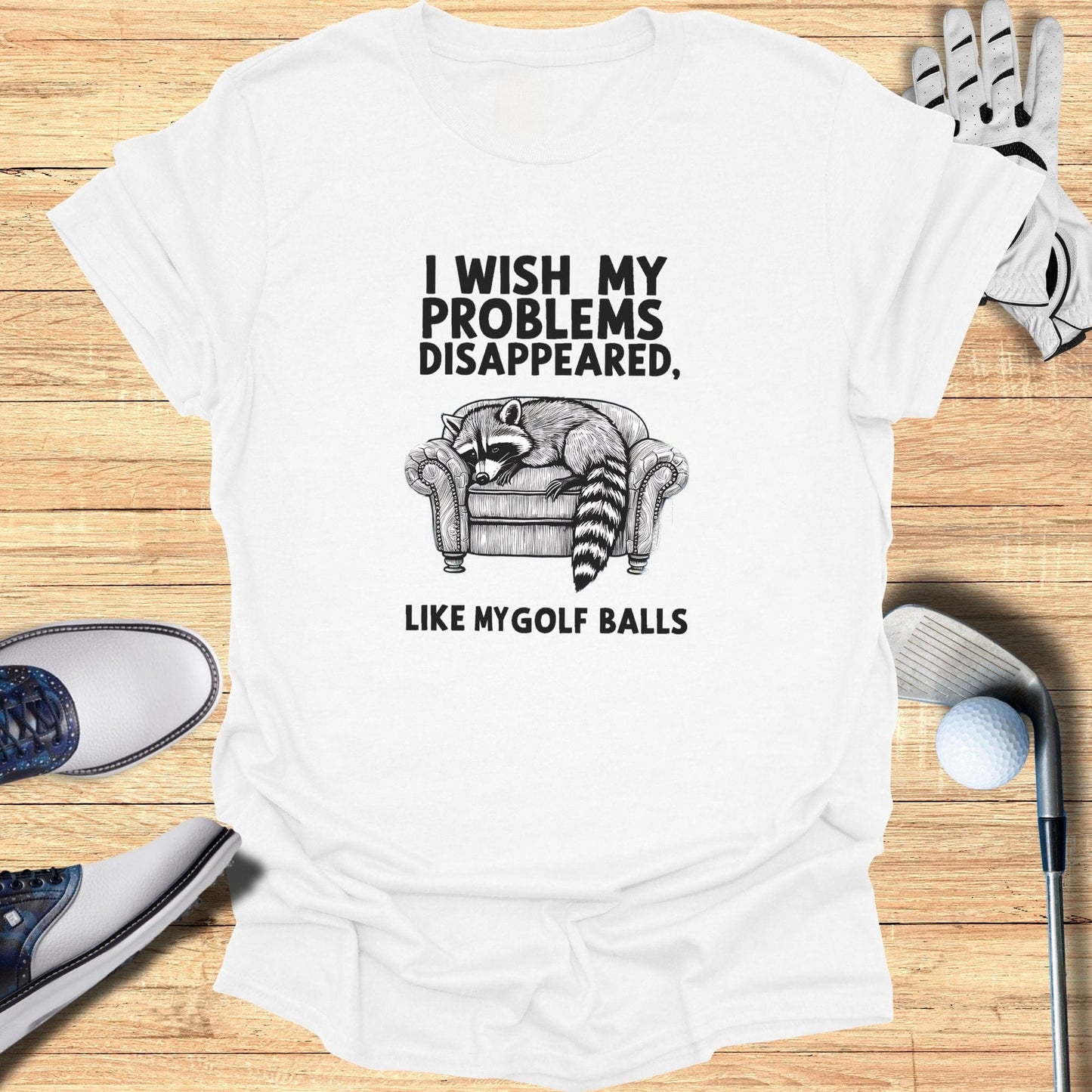 I wish My Problems T-Shirt - Funny Golf Tee by Swing Epic
