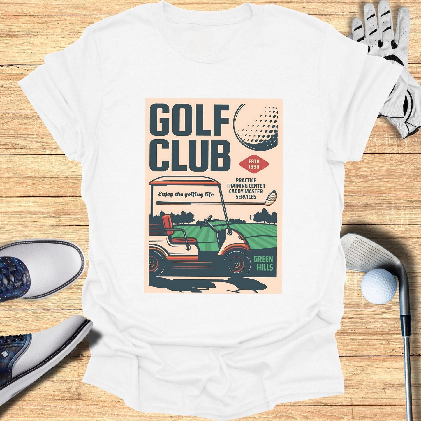 Golf Club Vintage T-Shirt - Funny Golf Tee by Swing Epic