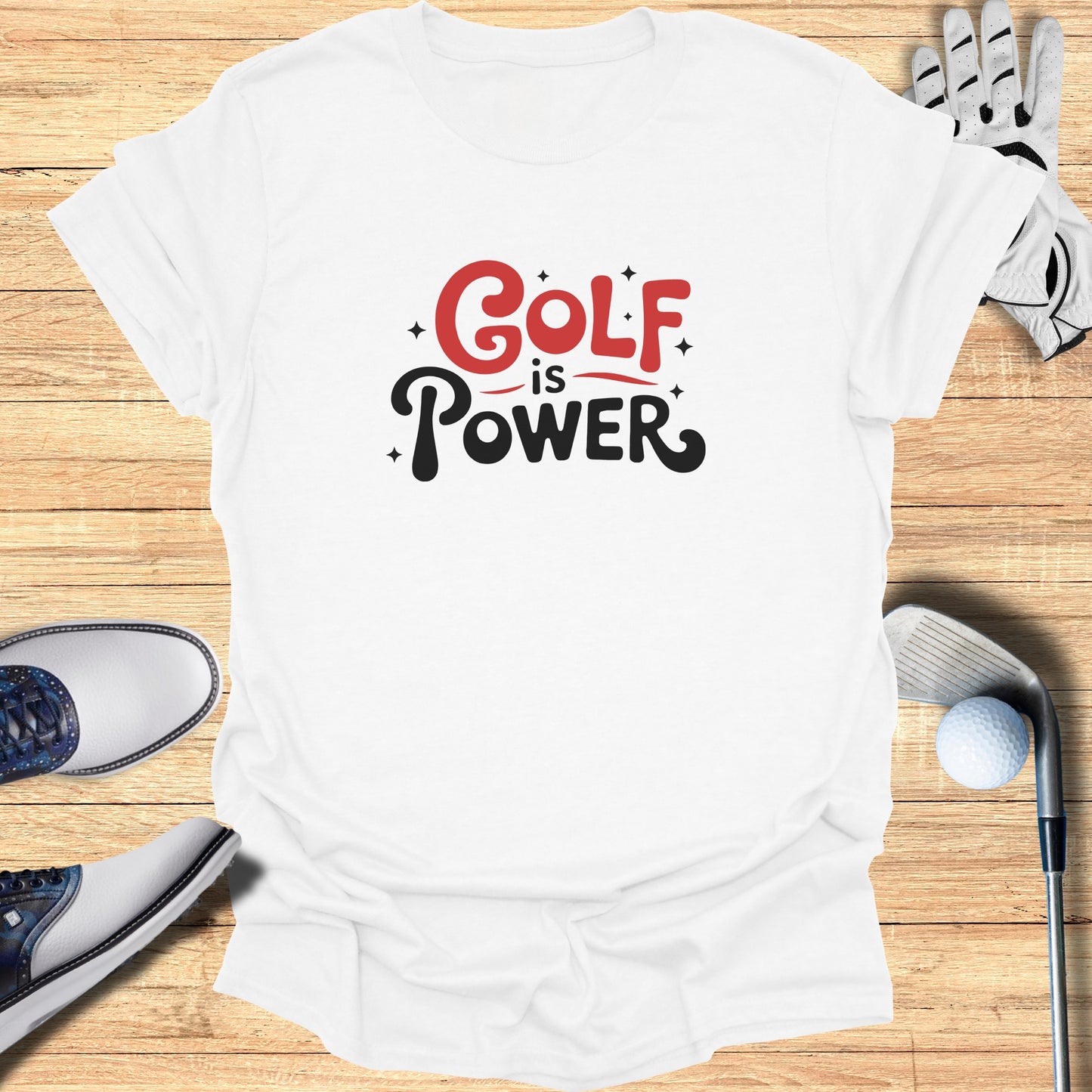 Golf Is Power Graphic Tee Shirt product type