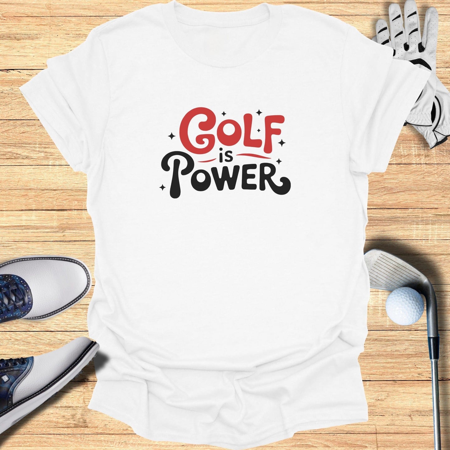 Golf Is Power T-Shirt - Funny Golf Tee by Swing Epic