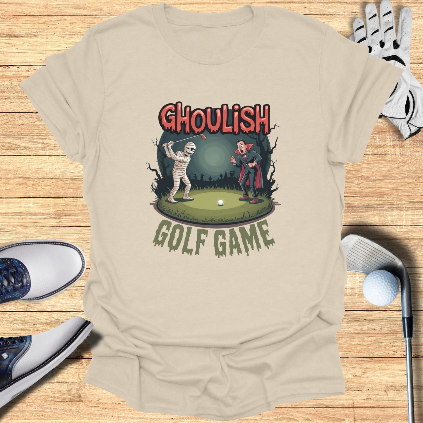 Ghoulish Golf Game T-Shirt