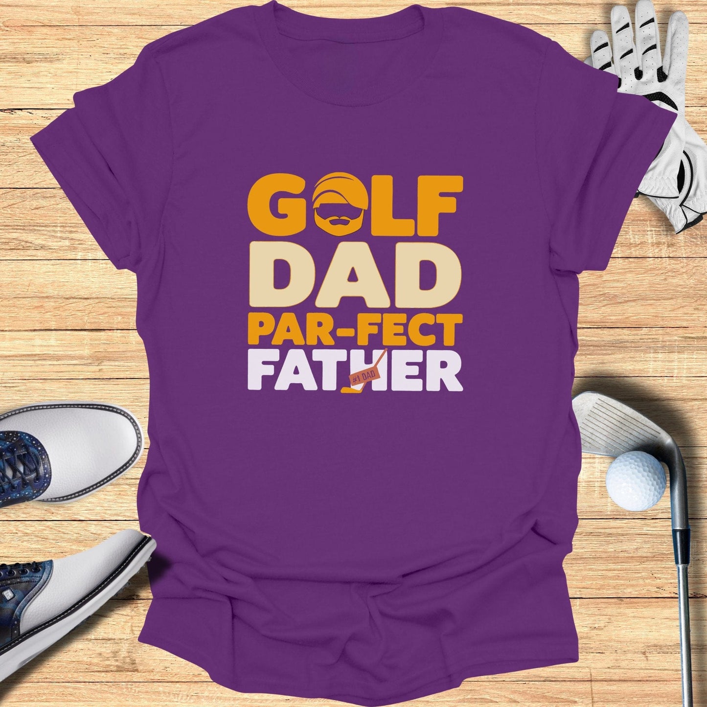 Golf Dad Par-fect Father TShirt - Funny Golf Tee by Swing Epic