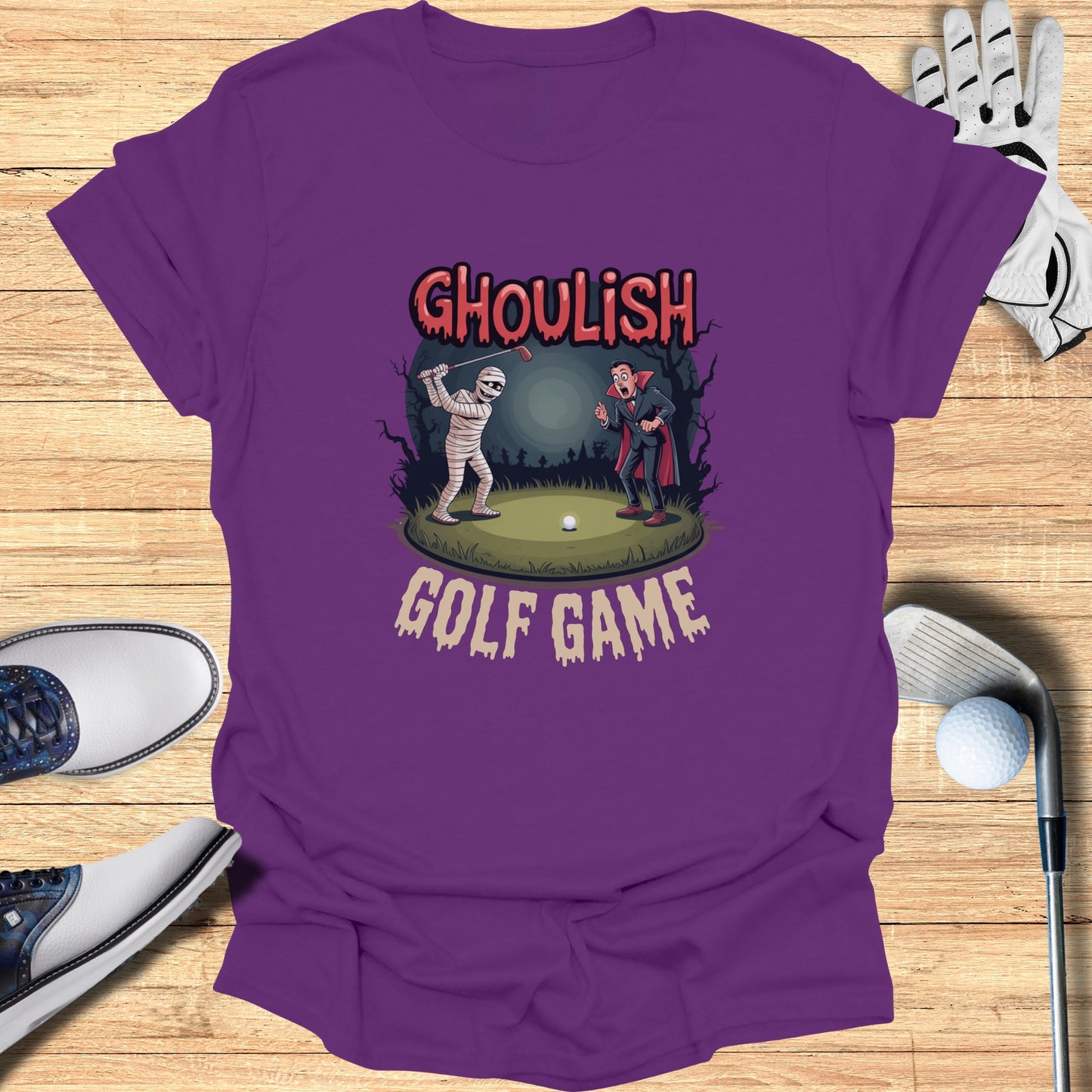 Ghoulish Golf Game T-Shirt