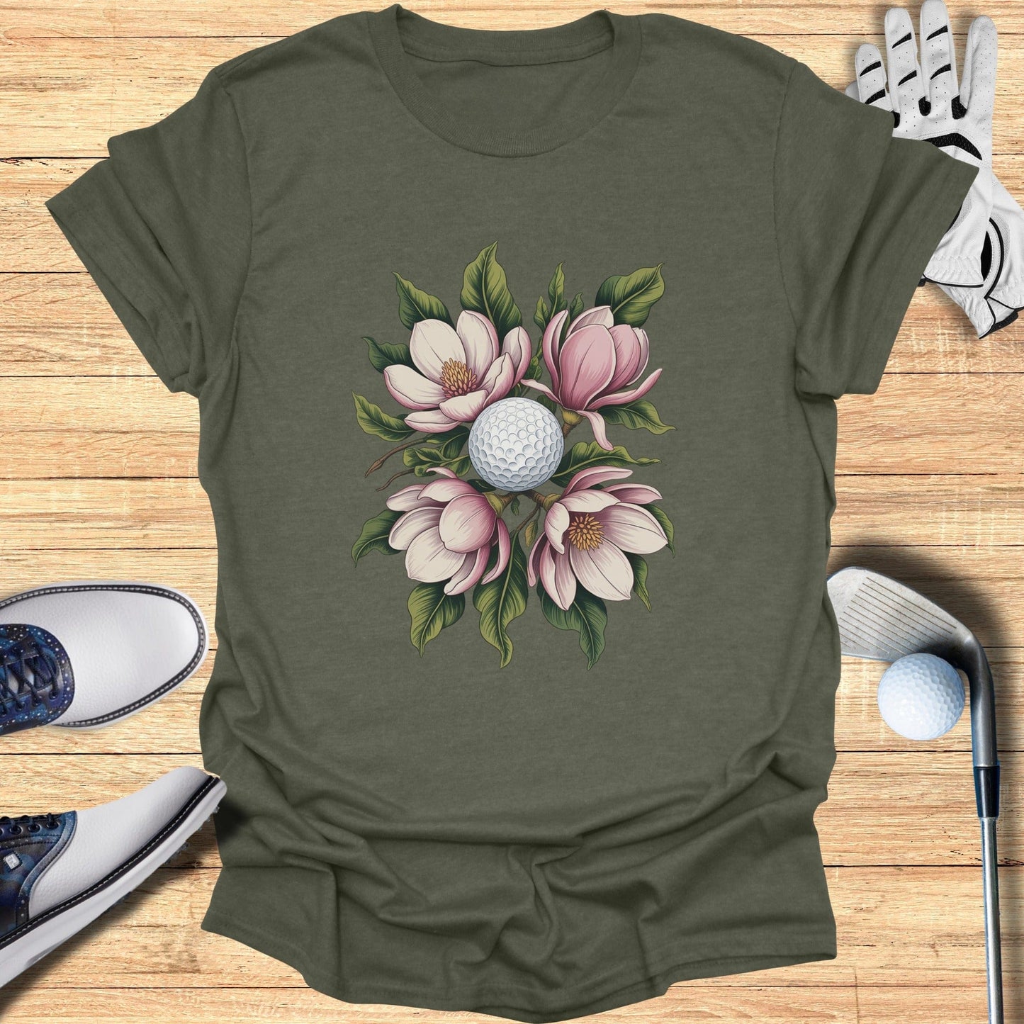 Floral & Fairways T-Shirt - Funny Golf Tee by Swing Epic