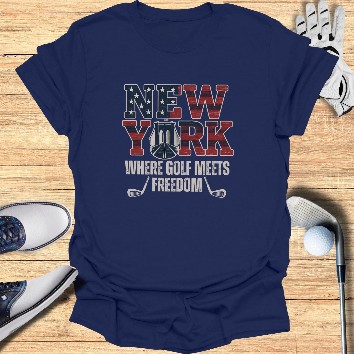 New York City T-Shirt - Funny Golf Tee by Swing Epic
