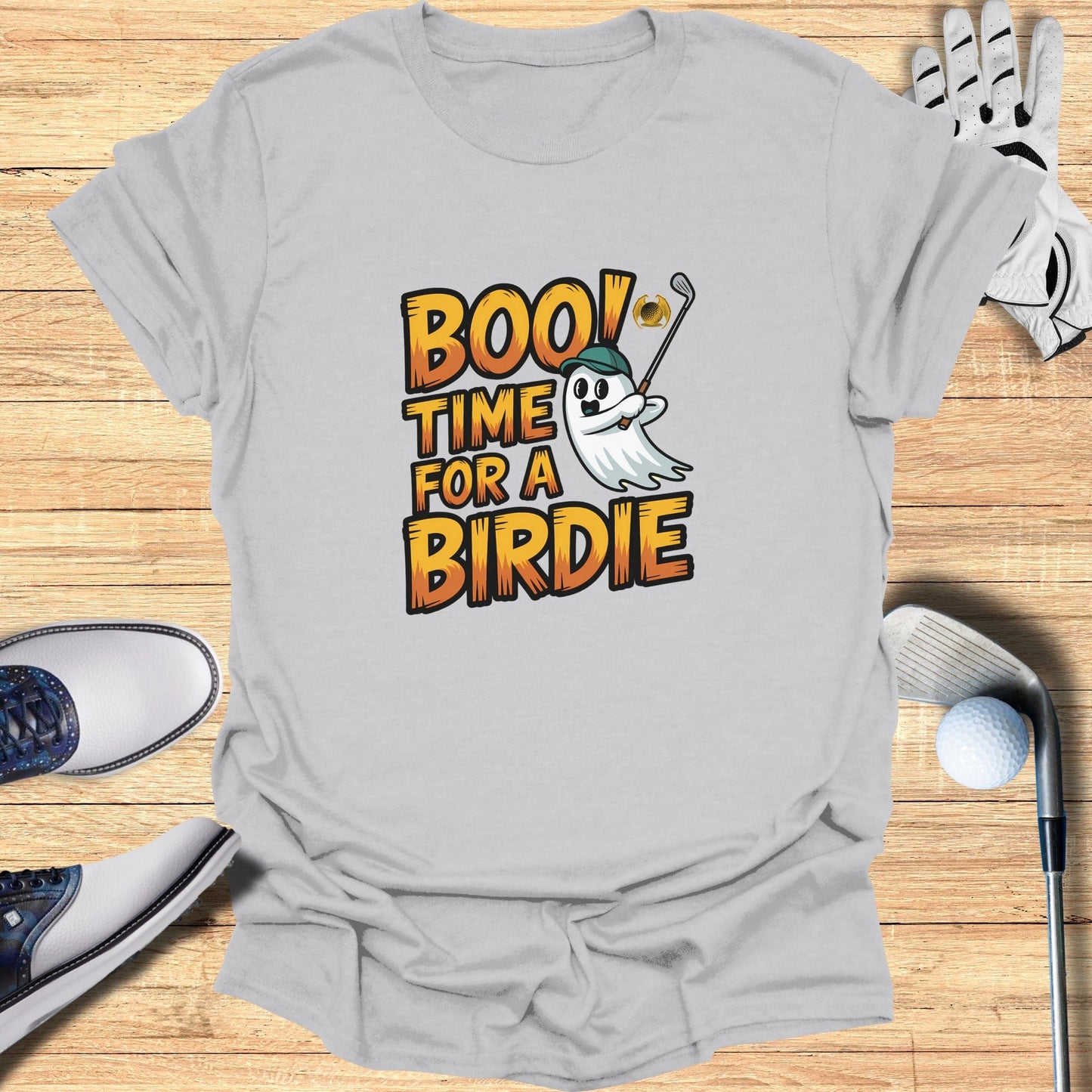 Boo Time for a Birdie T-Shirt - Funny Golf Tee by Swing Epic