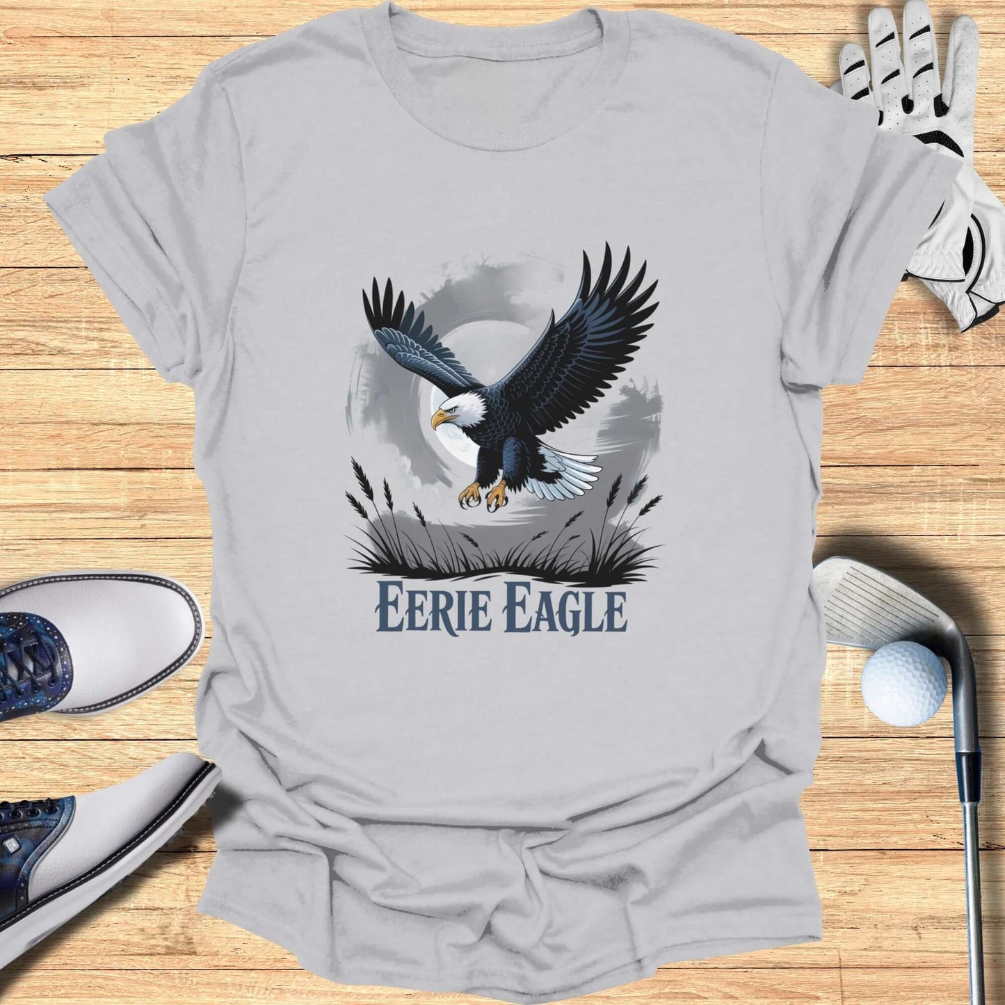 Eerie Eagle T-Shirt - Funny Golf Tee by Swing Epic