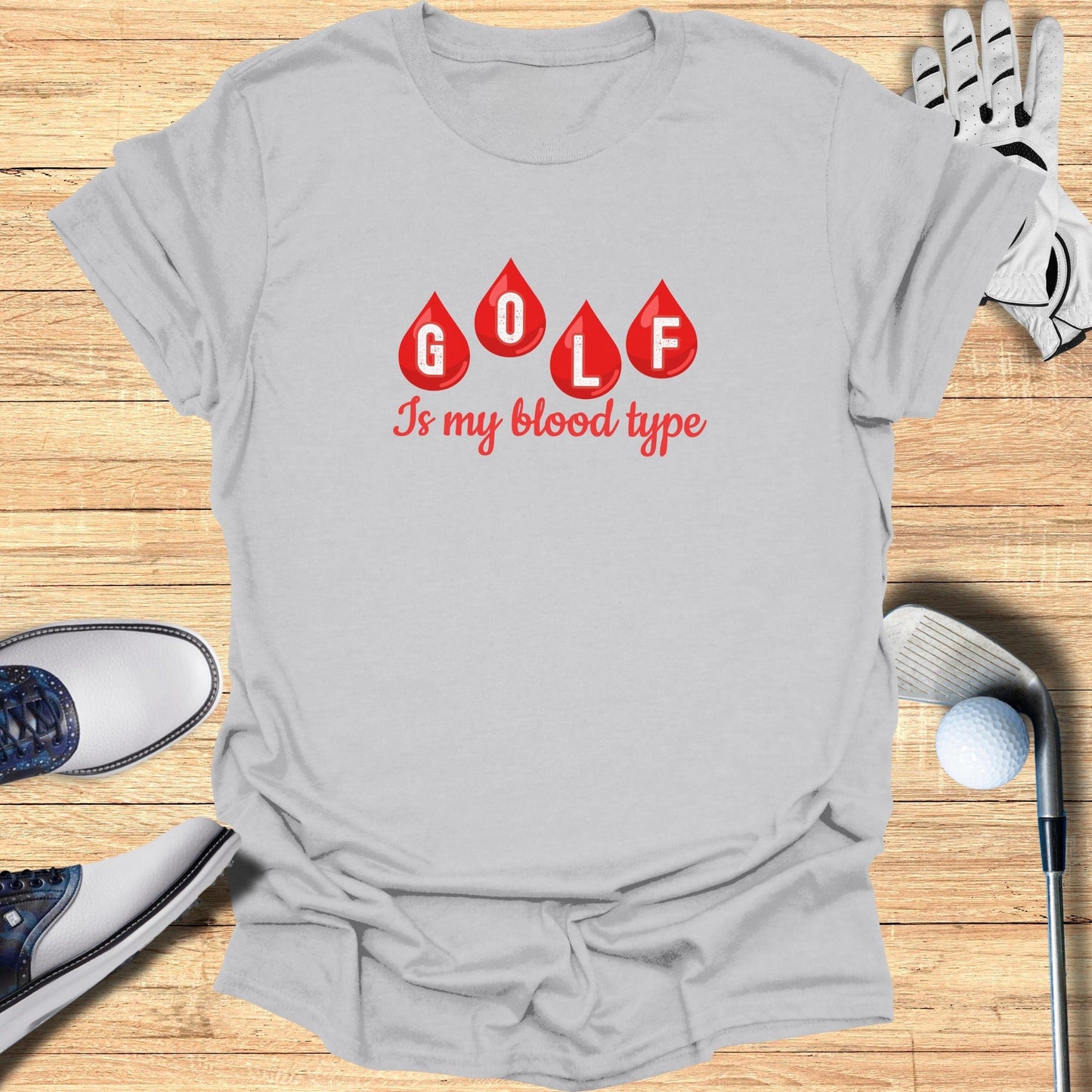 Golf In My Blood T-Shirt - Funny Golf Tee by Swing Epic