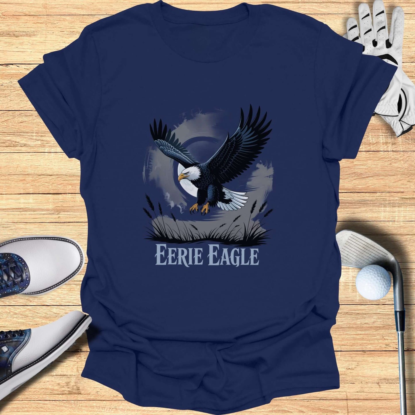 Eerie Eagle T-Shirt - Funny Golf Tee by Swing Epic