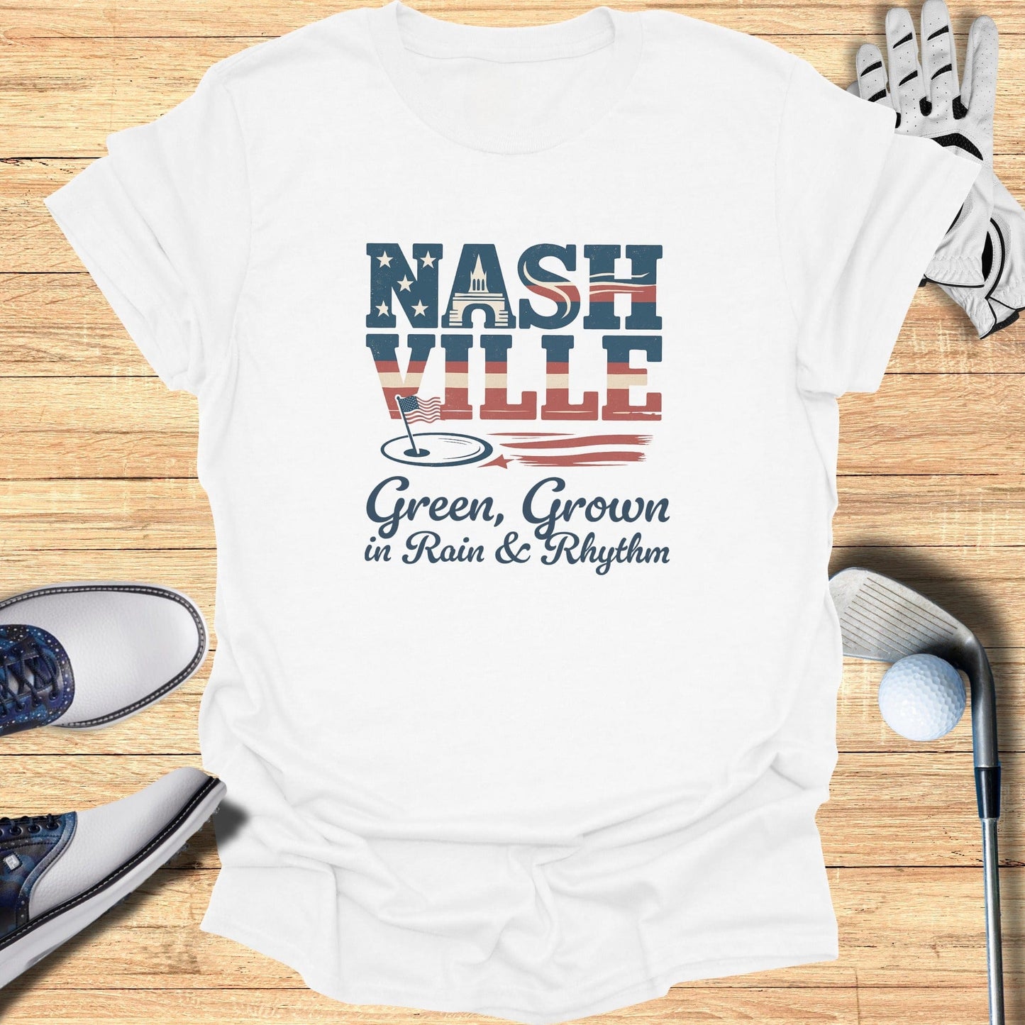 Nashville Golf T-Shirt - Funny Golf Tee by Swing Epic