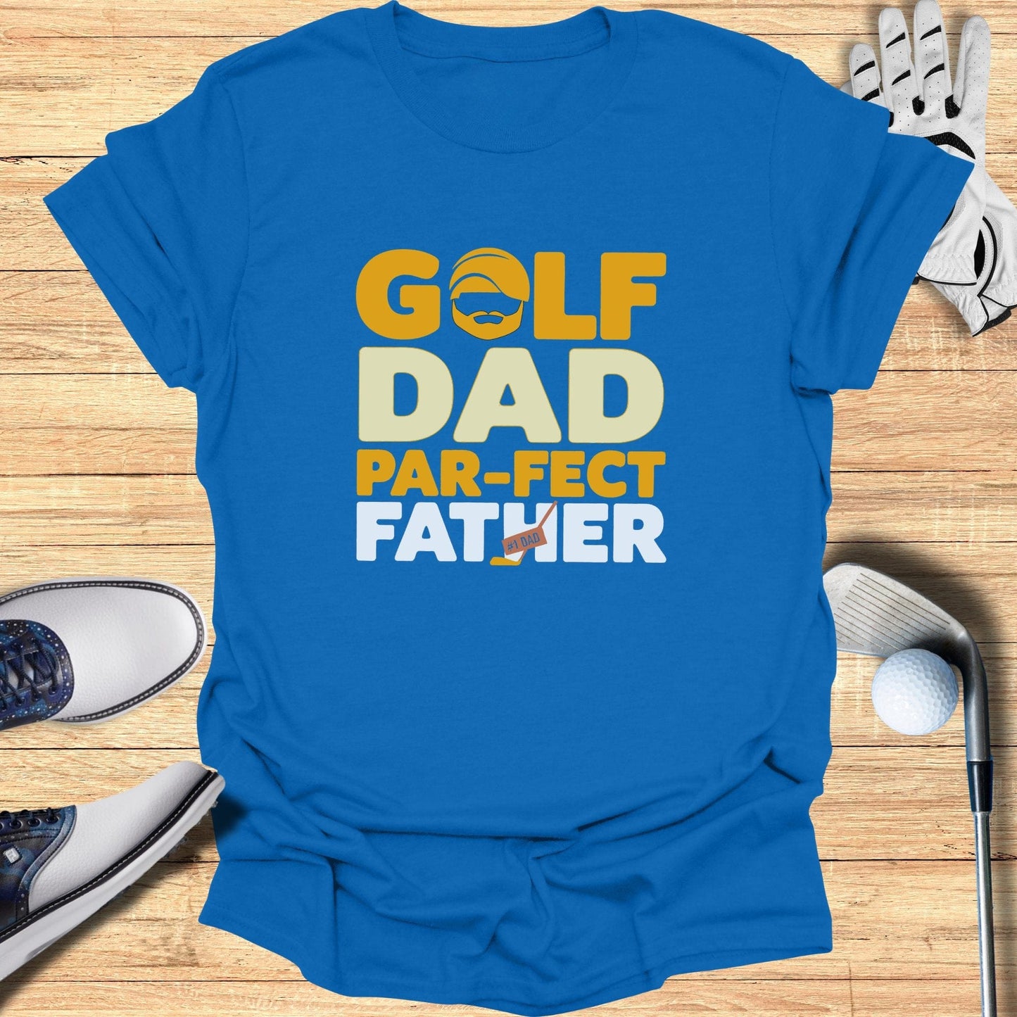 Golf Dad Par-fect Father TShirt - Funny Golf Tee by Swing Epic