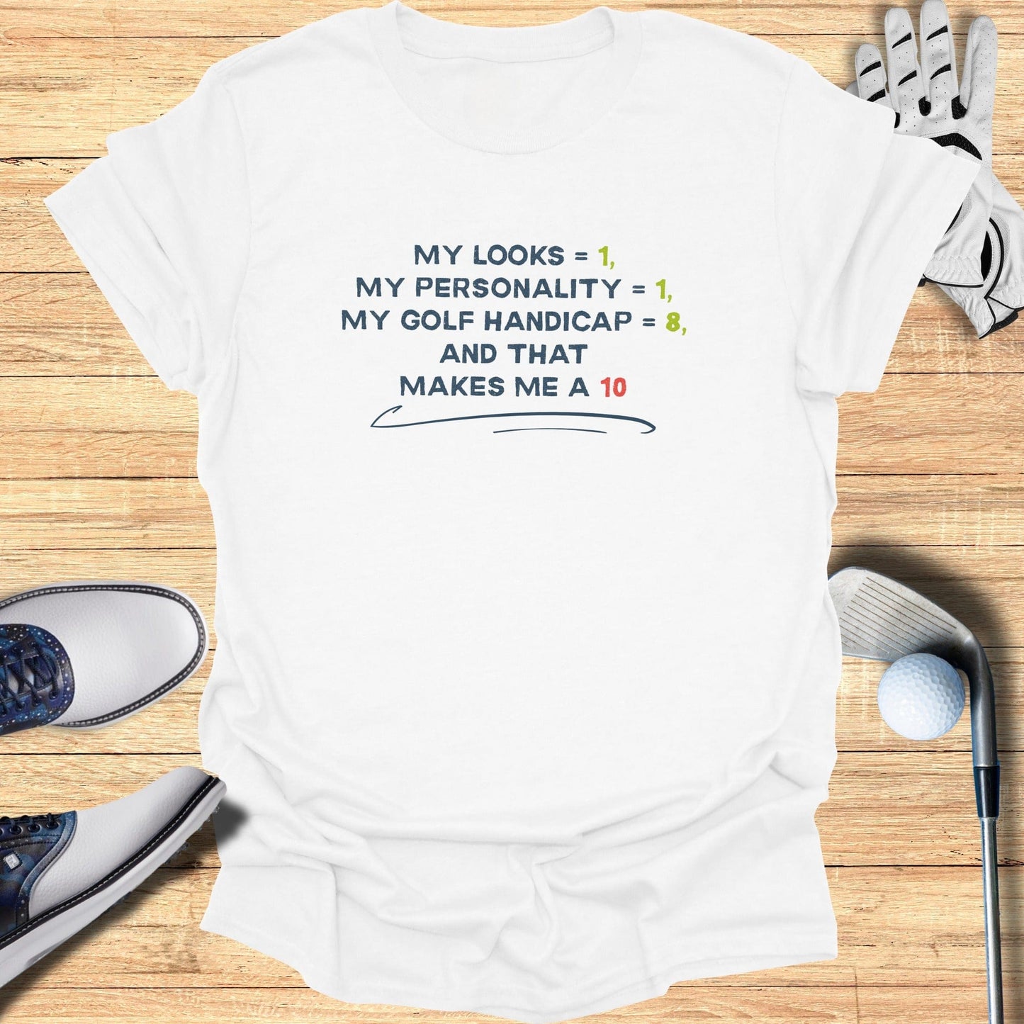 Handicap Math T-Shirt - Funny Golf Tee by Swing Epic