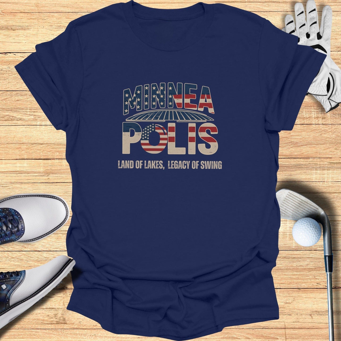 Minneapolis Golf T-Shirt - Funny Golf Tee by Swing Epic