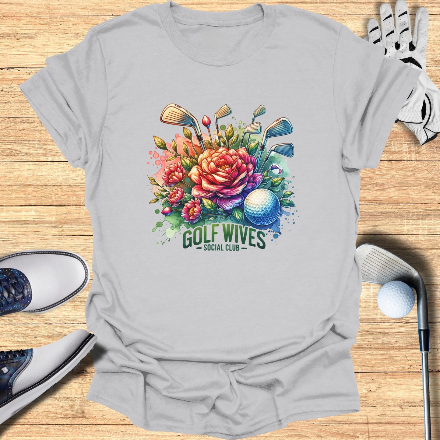 Golf Wives Social Club Floral Graphic T-shirt product