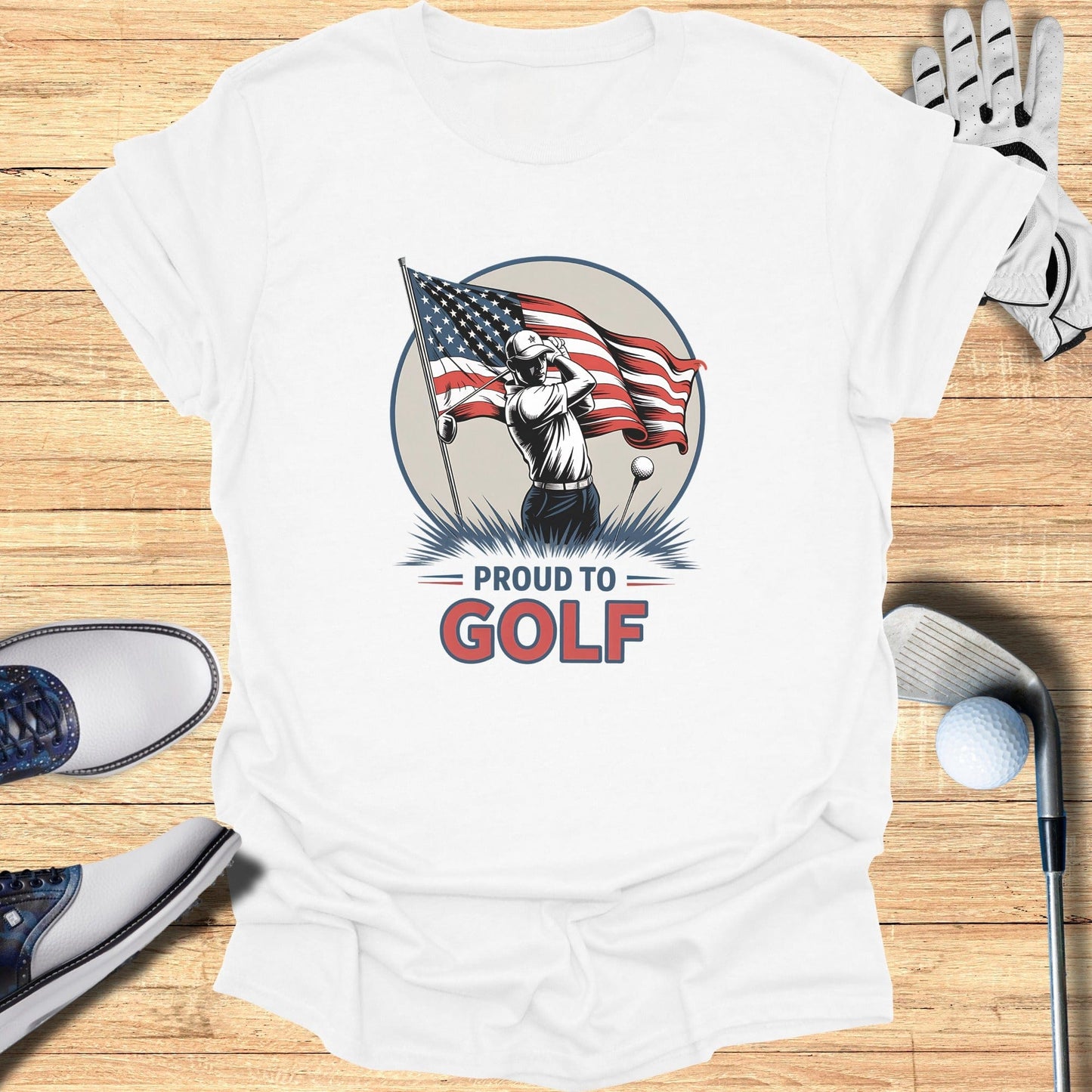 Proud to Golf T-Shirt - Funny Golf Tee by Swing Epic