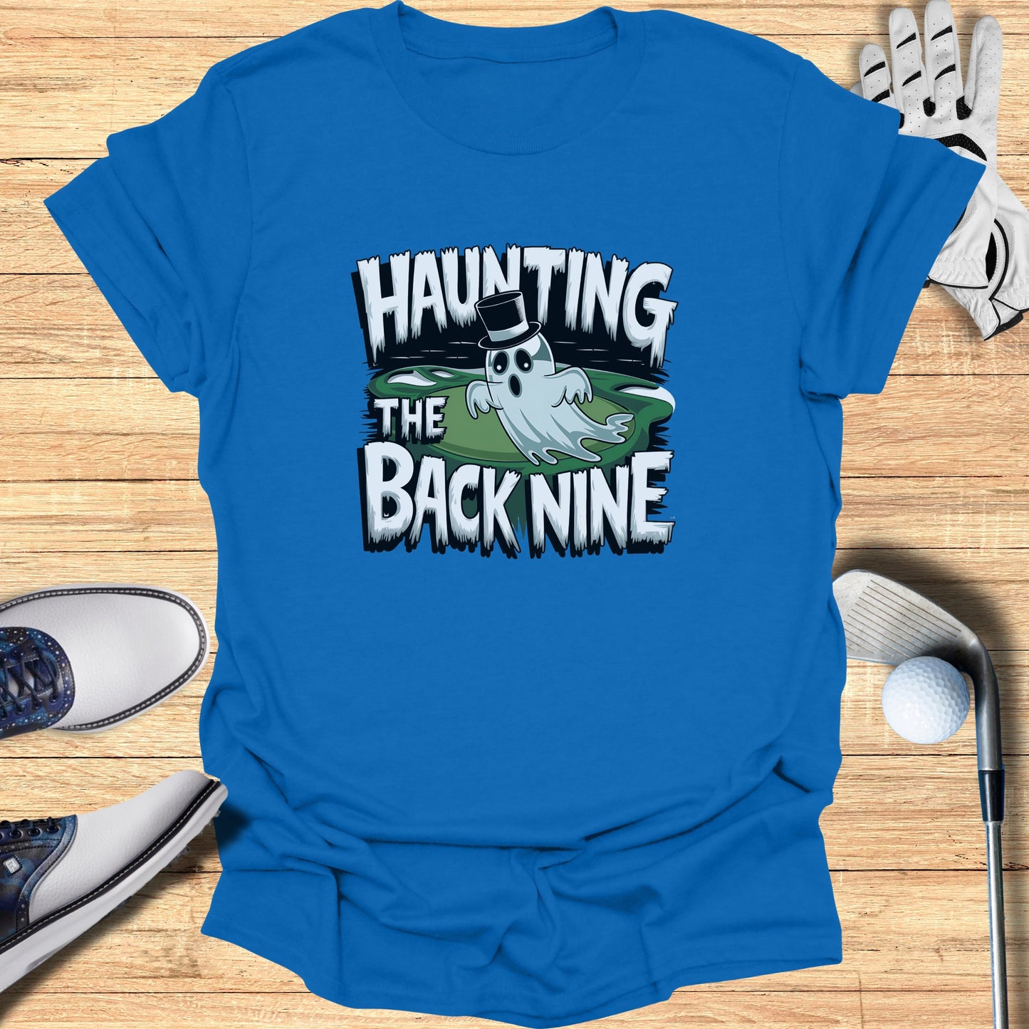 Haunting The Back Nine Ghost Golfing Novelty Shirt product