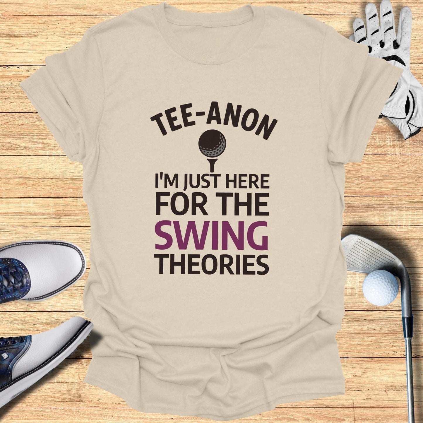 Tee-Anon T-Shirt - Funny Golf Tee by Swing Epic