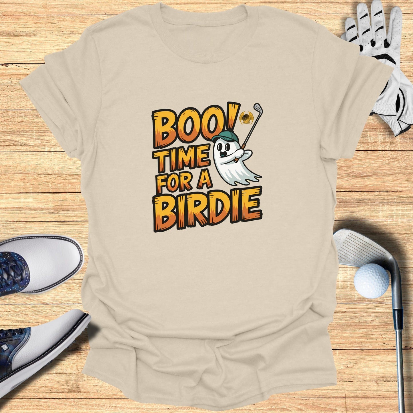 Boo Time for a Birdie T-Shirt - Funny Golf Tee by Swing Epic