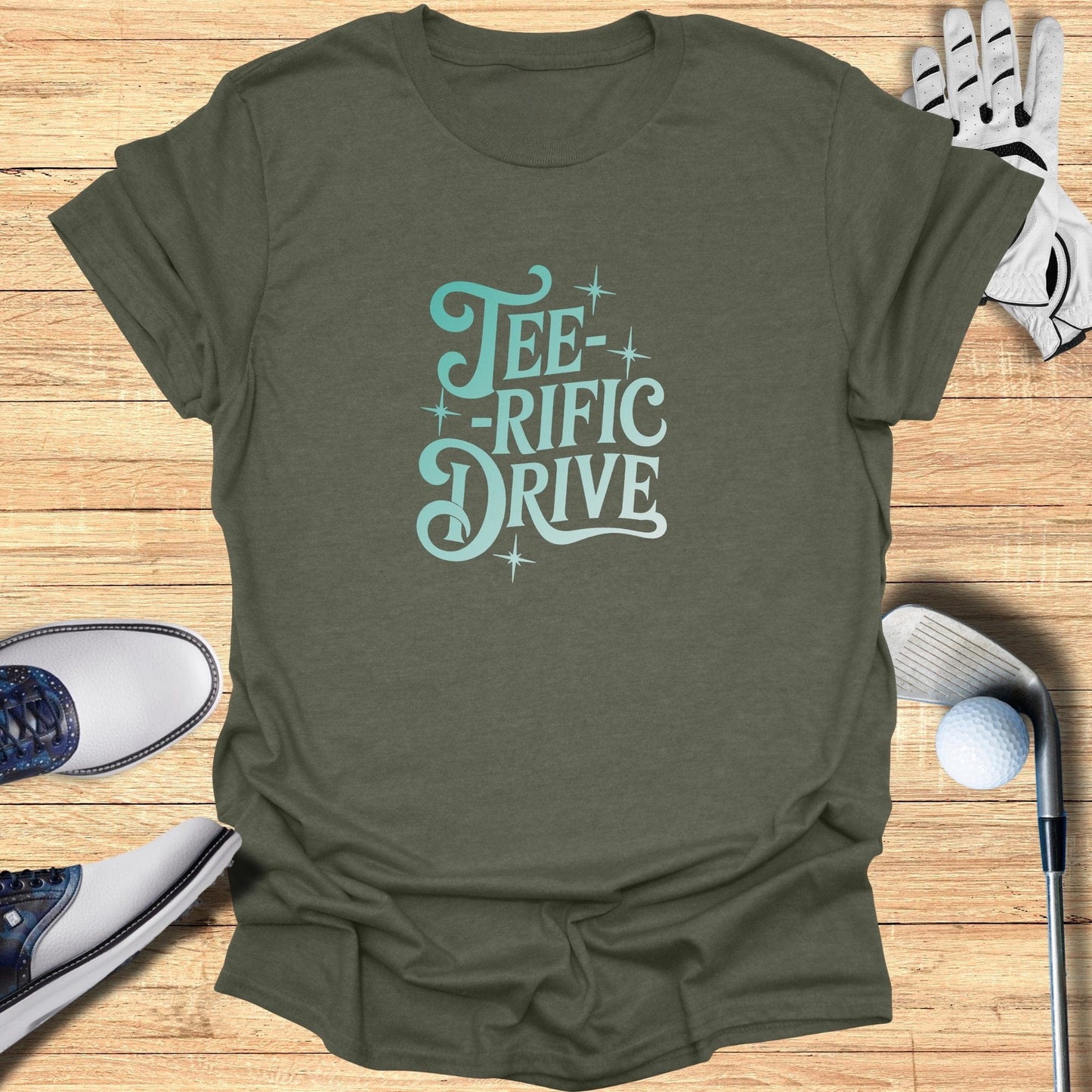 Tee-rific Drive TShirt - Funny Golf Tee by Swing Epic