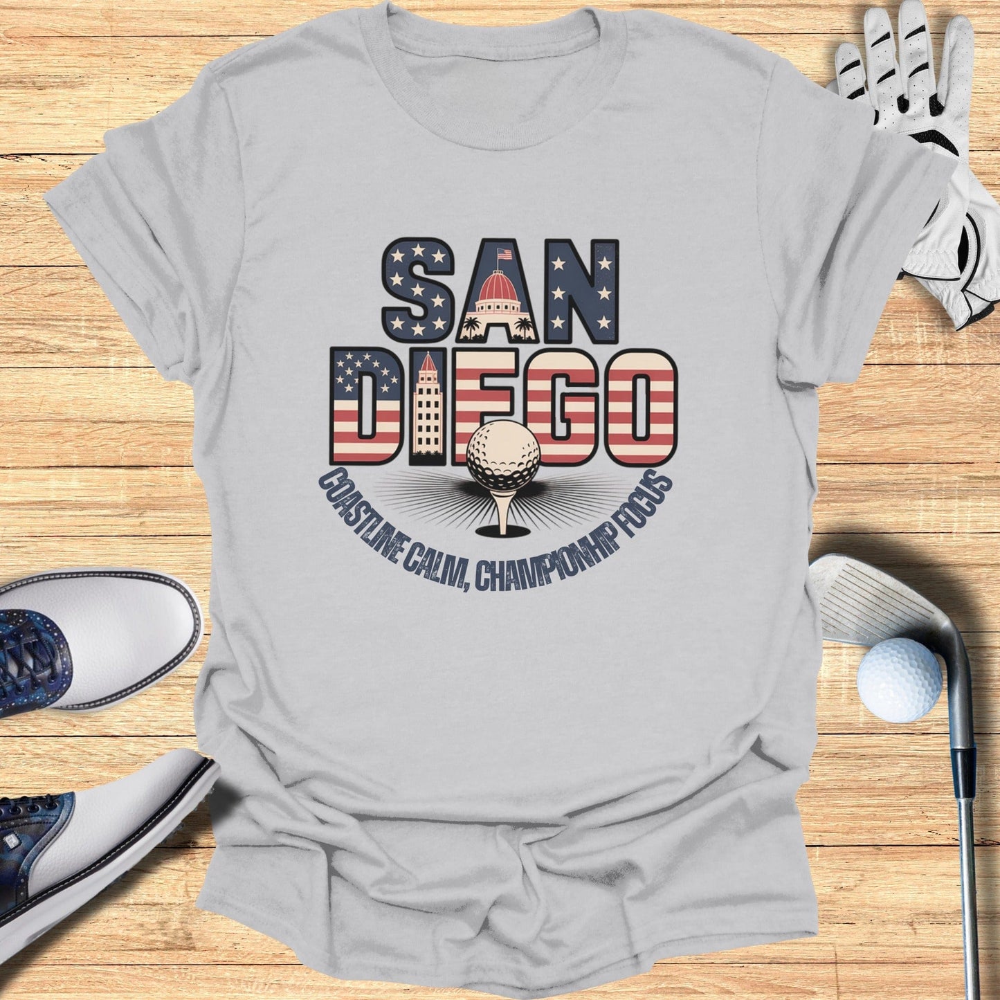 San Diego Golf T-Shirt - Funny Golf Tee by Swing Epic