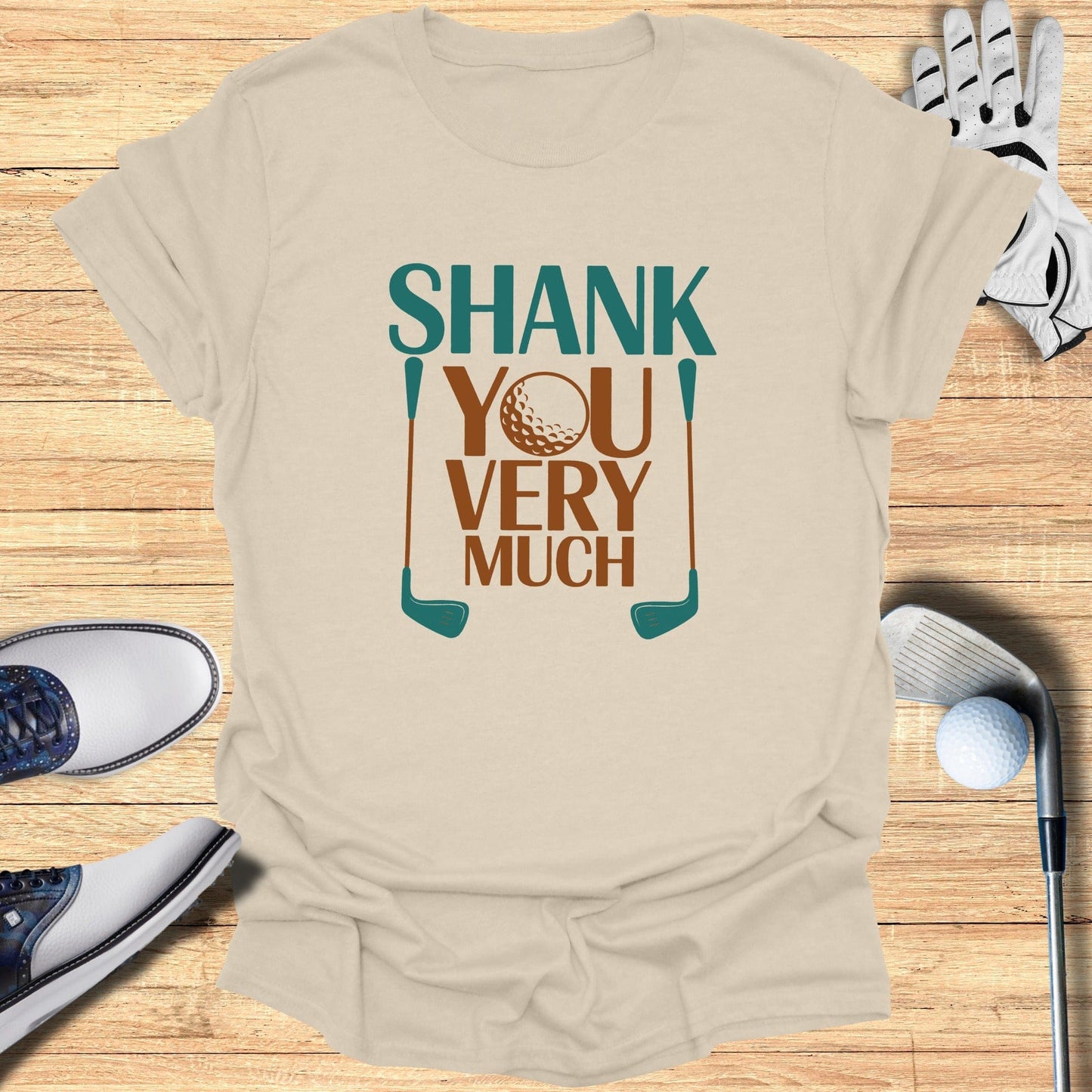 Shank You Very Much T-Shirt - Funny Golf Tee by Swing Epic