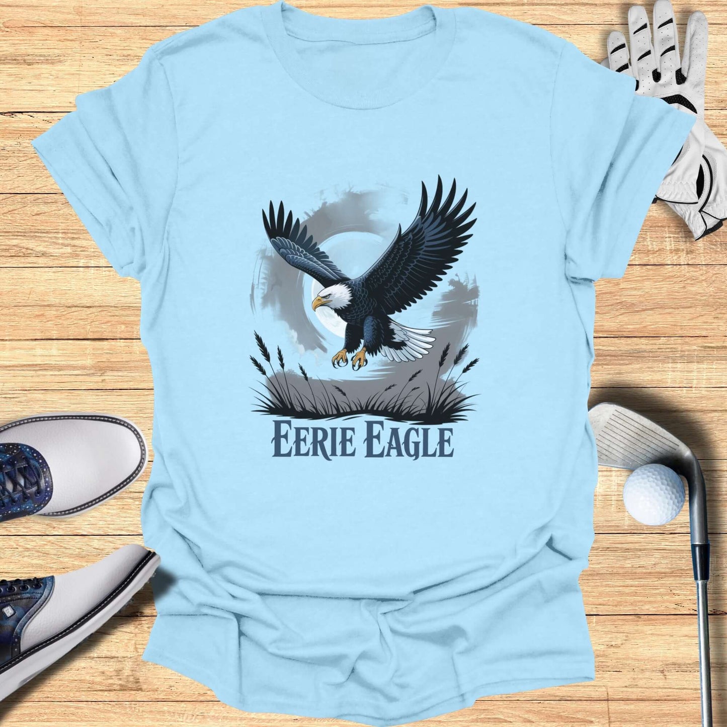 Eerie Eagle T-Shirt - Funny Golf Tee by Swing Epic