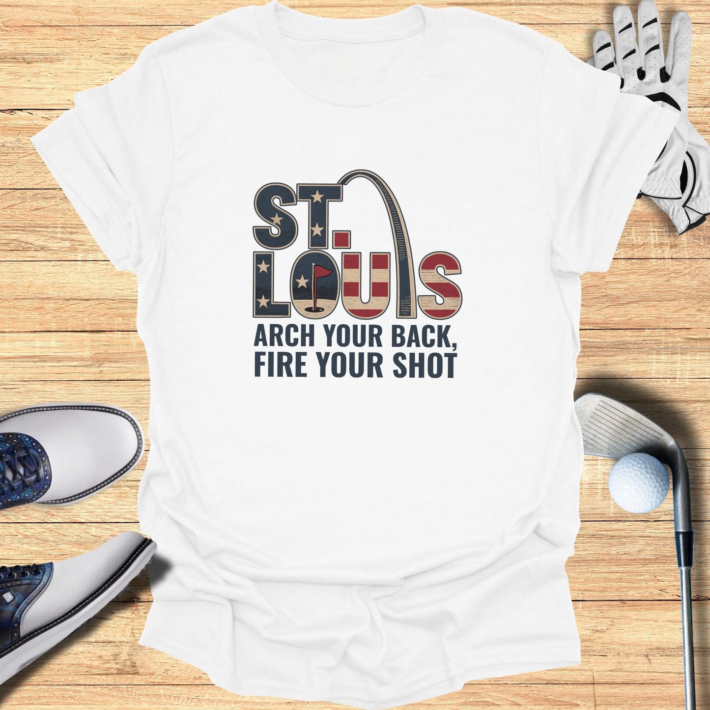 St. Louis Golf T-Shirt - Funny Golf Tee by Swing Epic