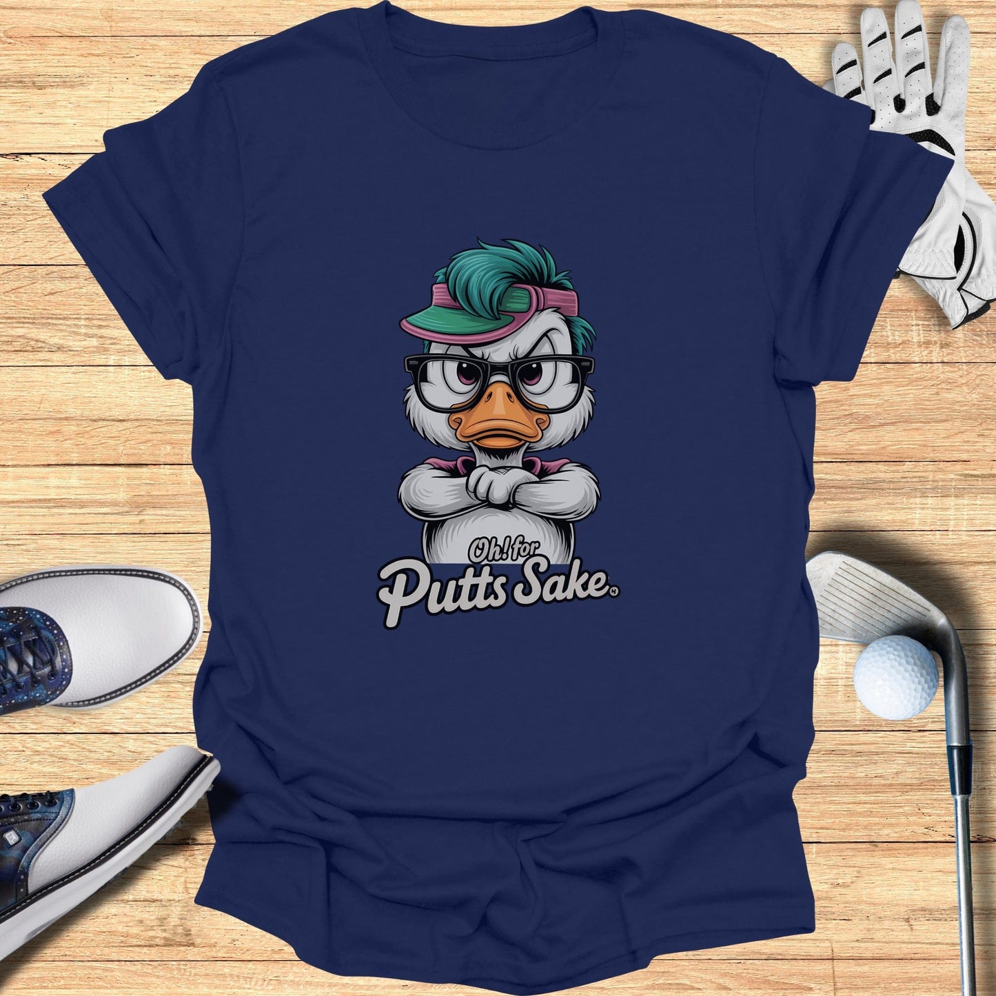 For Putts Sake T-Shirt - Funny Golf Tee by Swing Epic