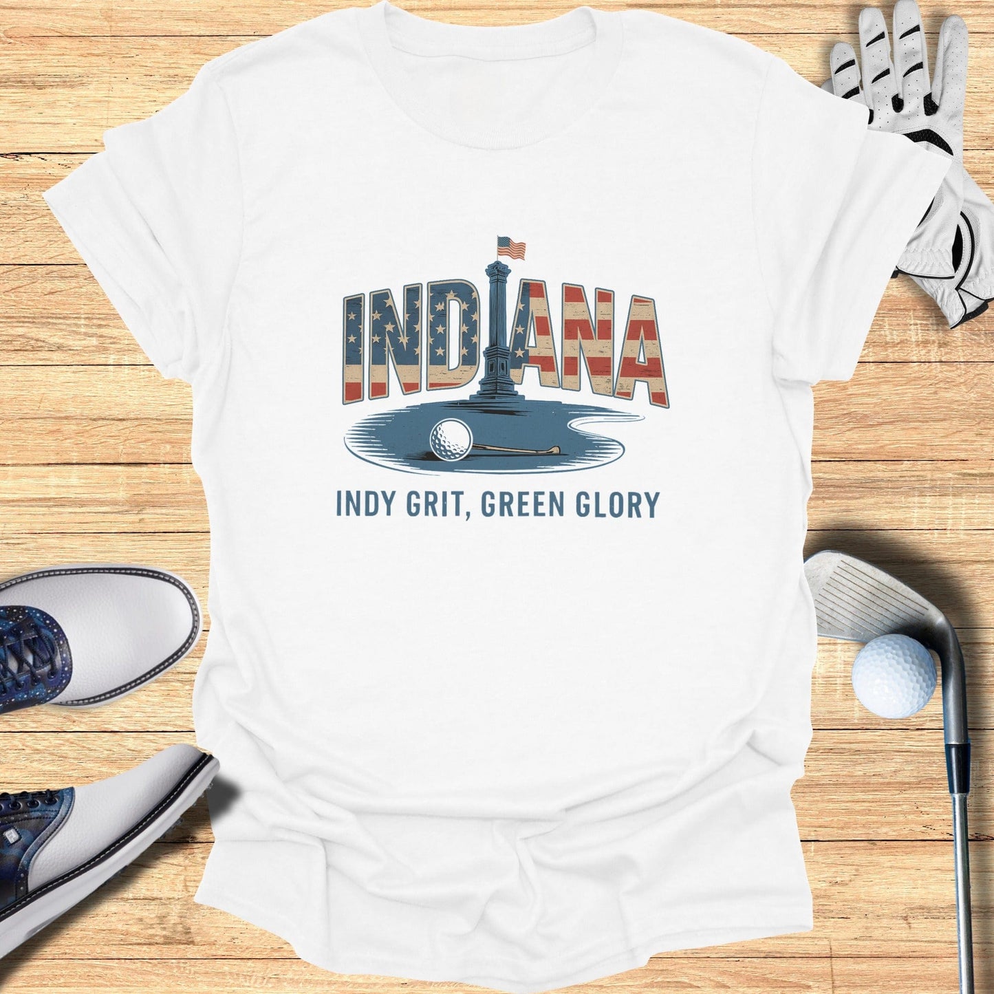 Indiana Golf T-Shirt - Funny Golf Tee by Swing Epic