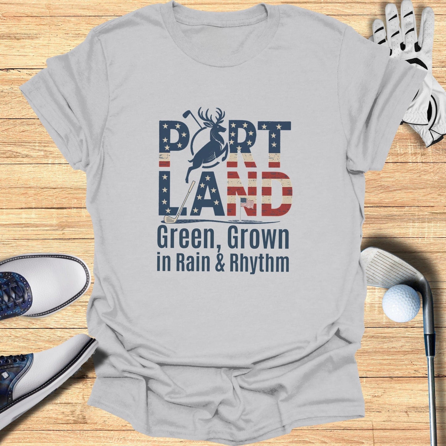 Portland Golf T-Shirt - Funny Golf Tee by Swing Epic