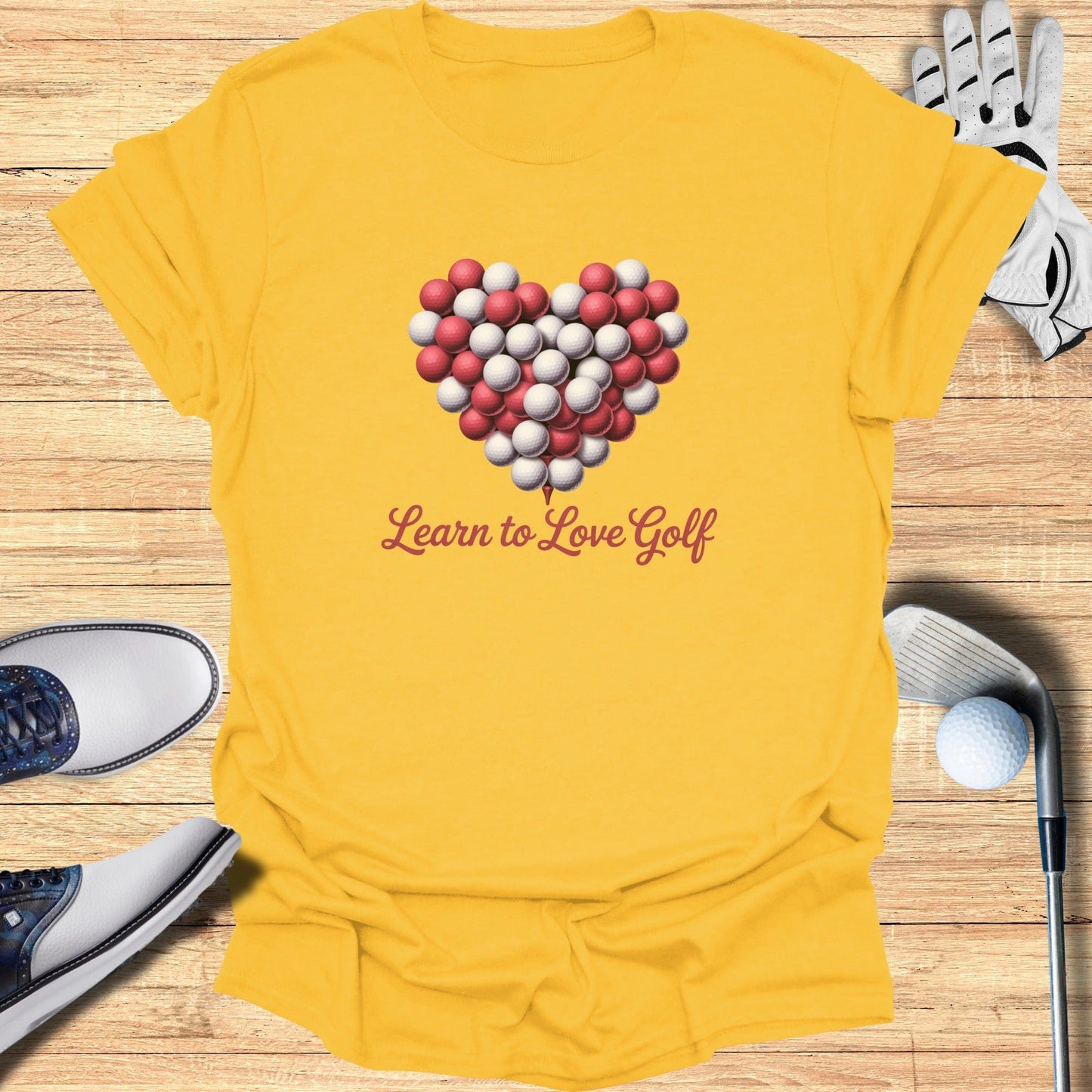 Learn to Love Golf T-Shirt - Funny Golf Tee by Swing Epic