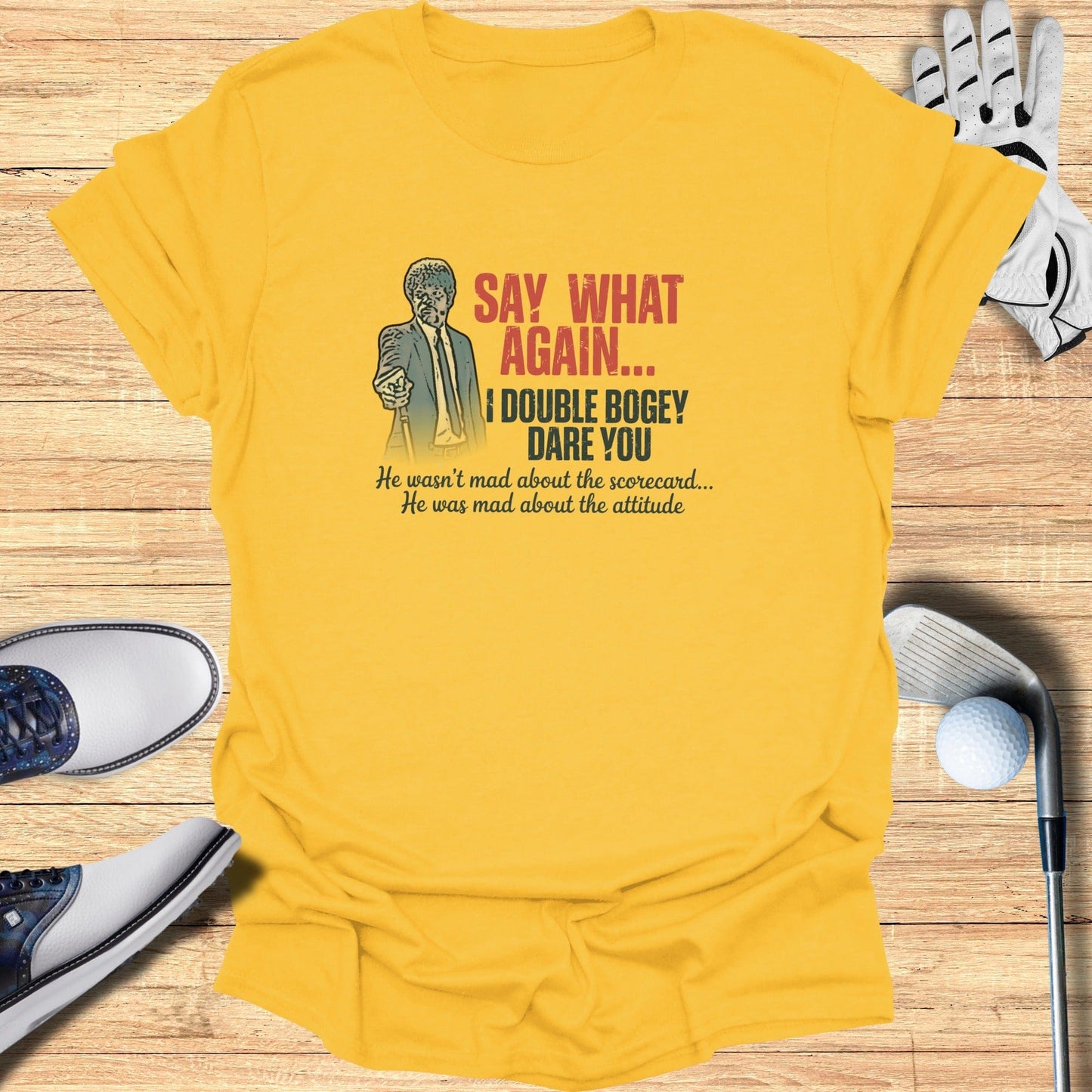 Double Bogey Dare You T-Shirt - Funny Golf Tee by Swing Epic