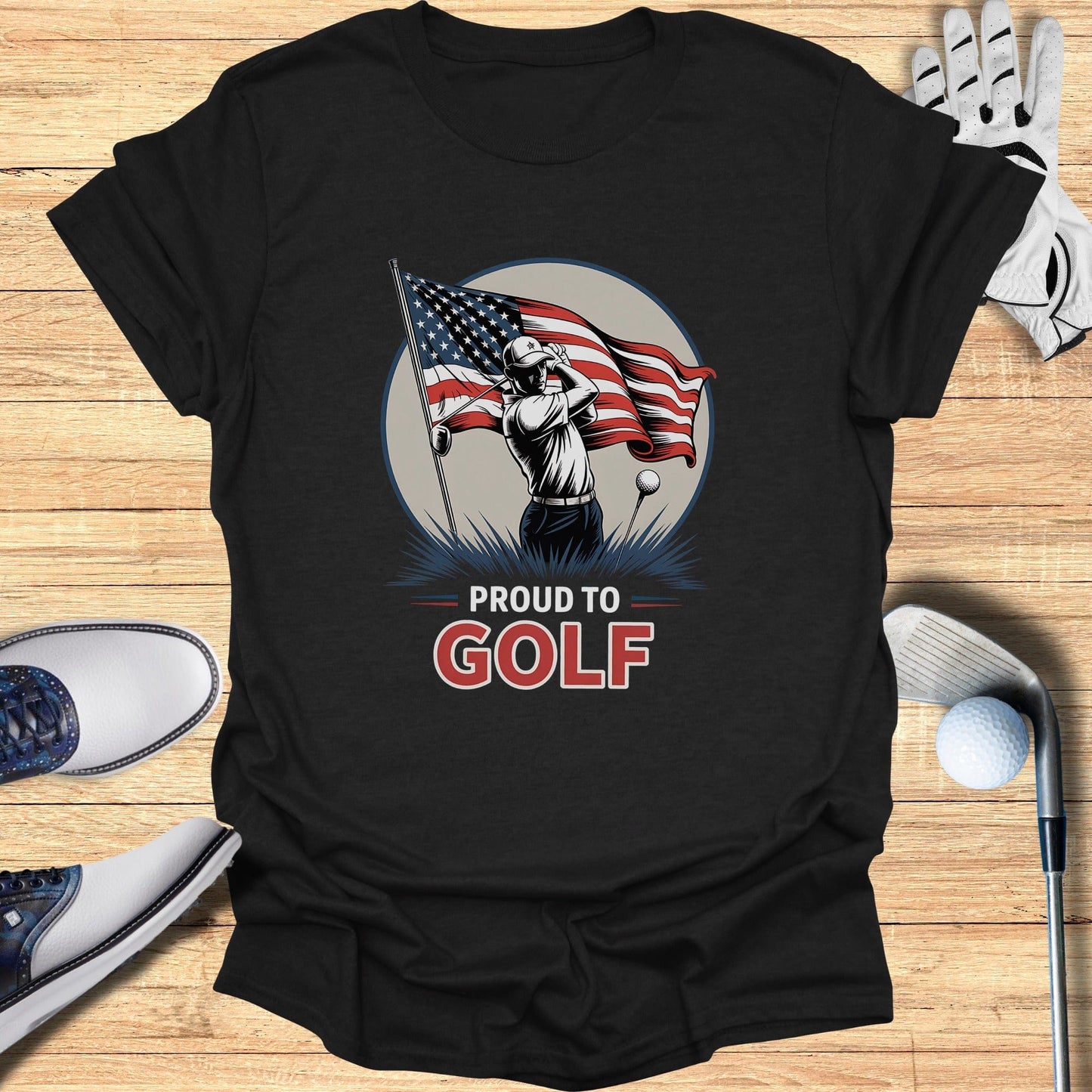 Proud to Golf T-Shirt - Funny Golf Tee by Swing Epic
