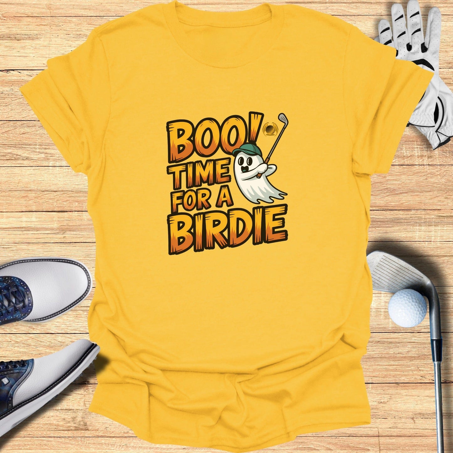Boo Time for a Birdie T-Shirt - Funny Golf Tee by Swing Epic