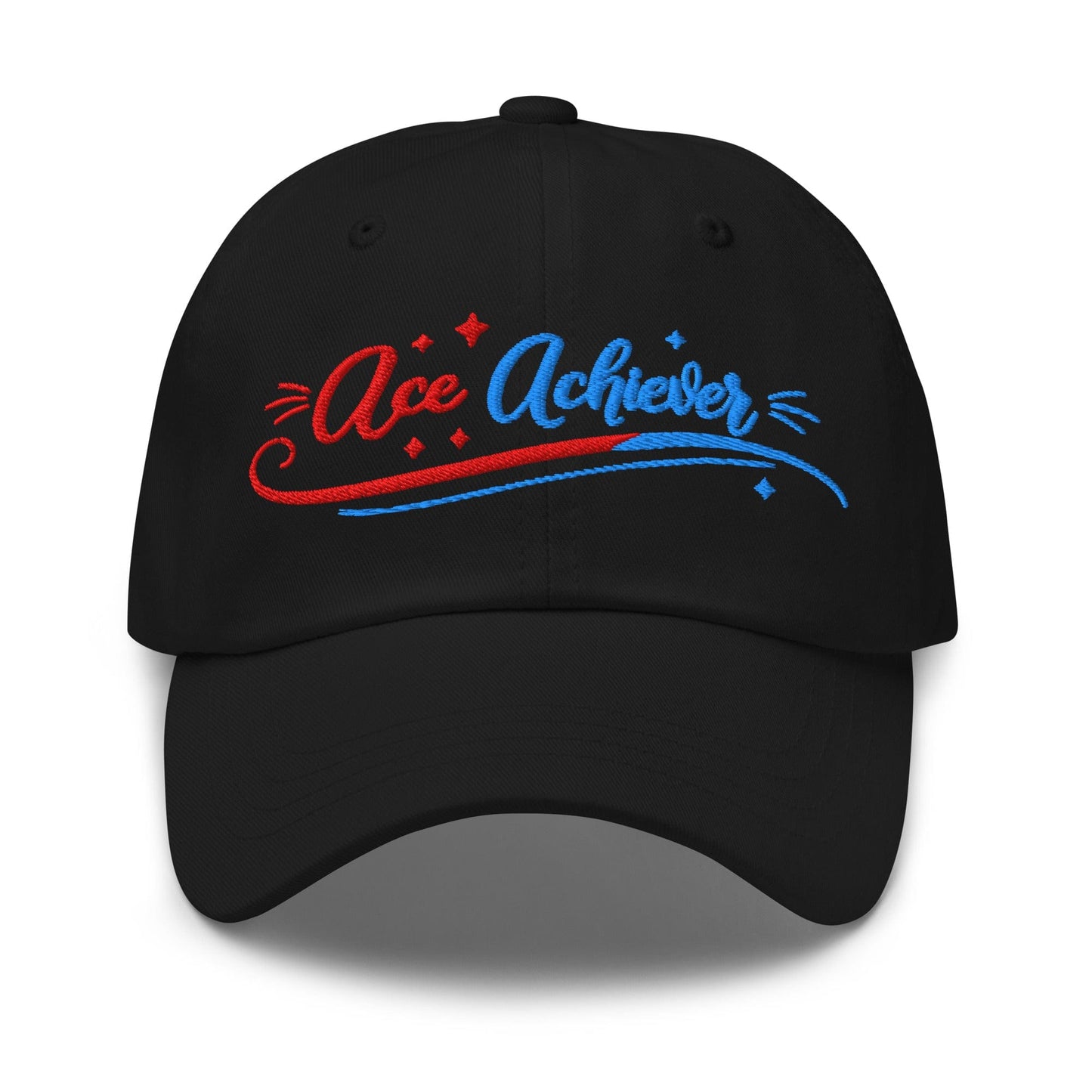 Ace Achiever Sparkle Magic Swirl Embroidered Golf Cap - Funny Golf Tee by Swing Epic