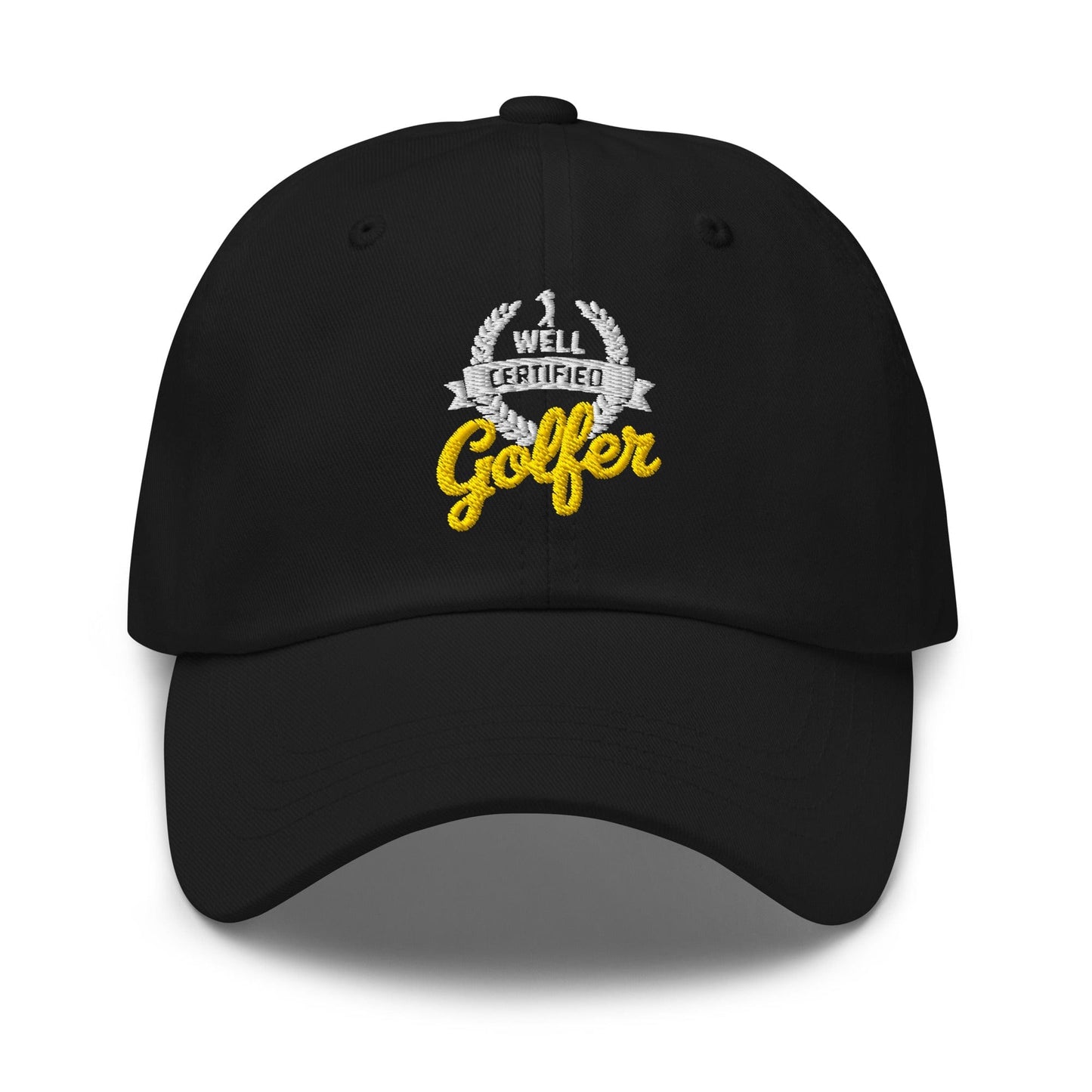 Well Certified Golfer Embroidered Golf Cap - Funny Golf Tee by Swing Epic