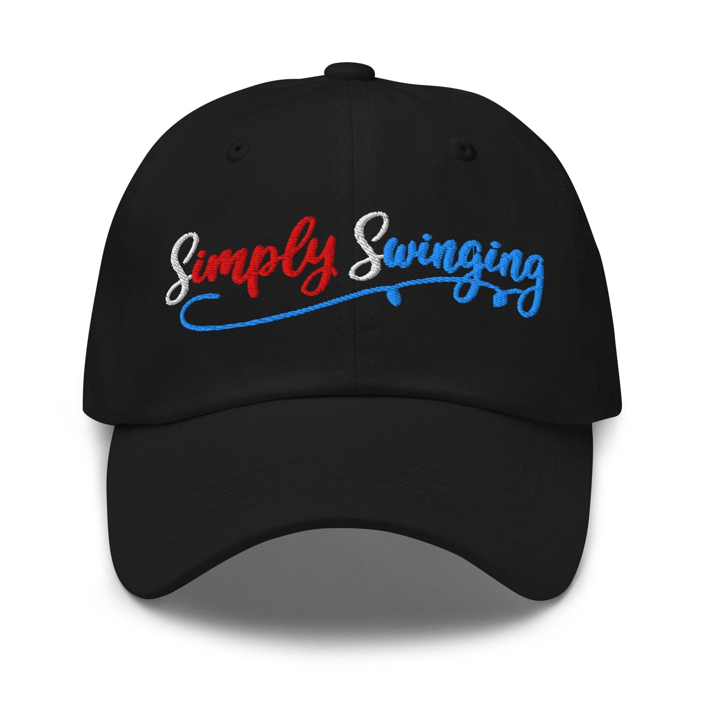 Simply Swinging Quirky Fun Embroidered Golf Cap - Funny Golf Tee by Swing Epic