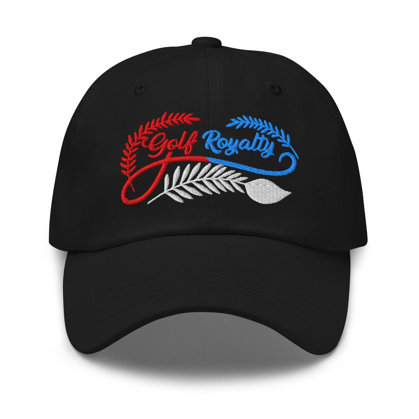 Golf Royalty Fun Design Embroidered Golf Cap - Funny Golf Tee by Swing Epic