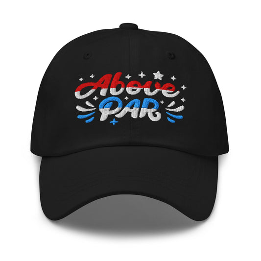 Above Par Embroidered Golf Cap - Funny Golf Tee by Swing Epic