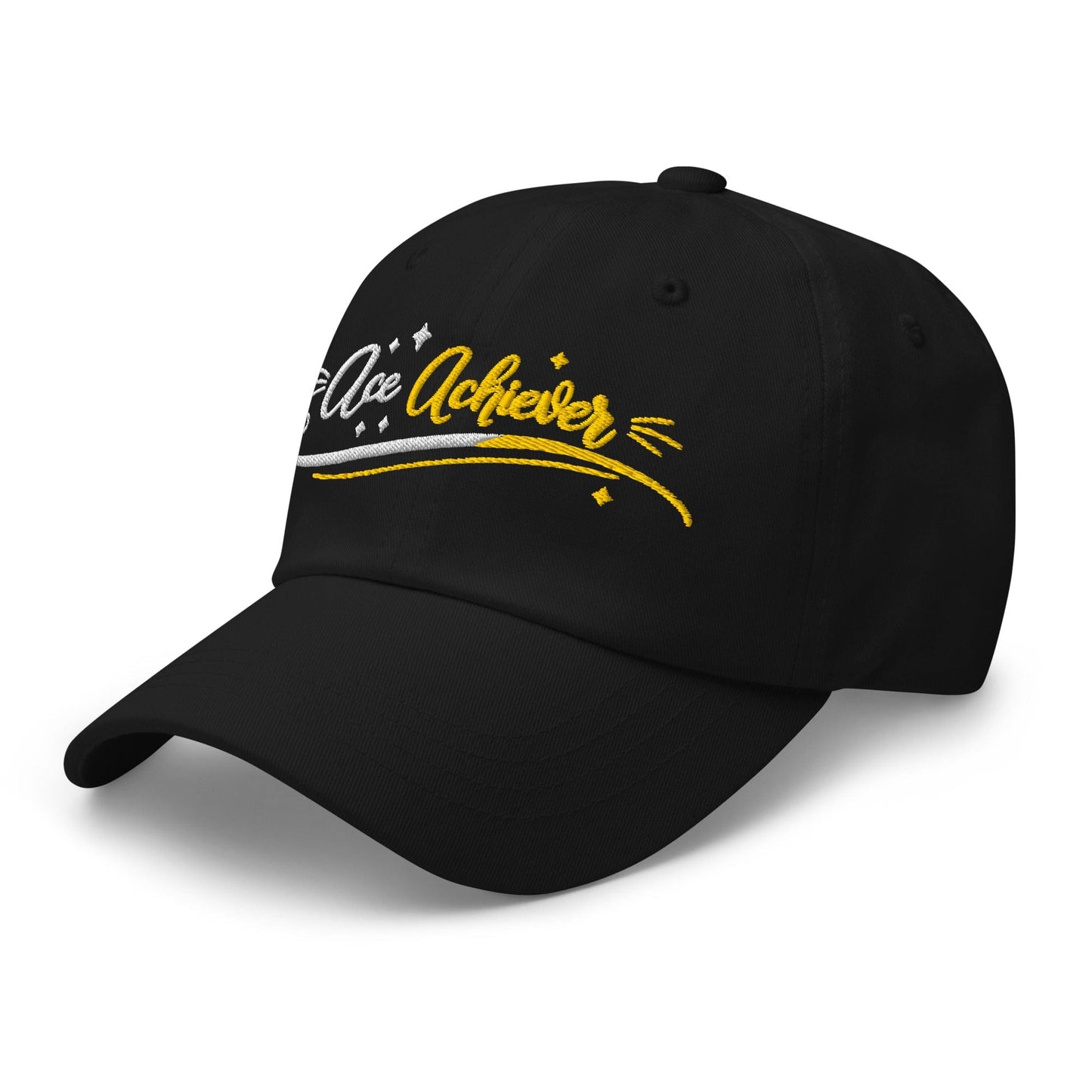 Ace Achiever Sparkle Magic Swirl Embroidered Golf Cap - Funny Golf Tee by Swing Epic