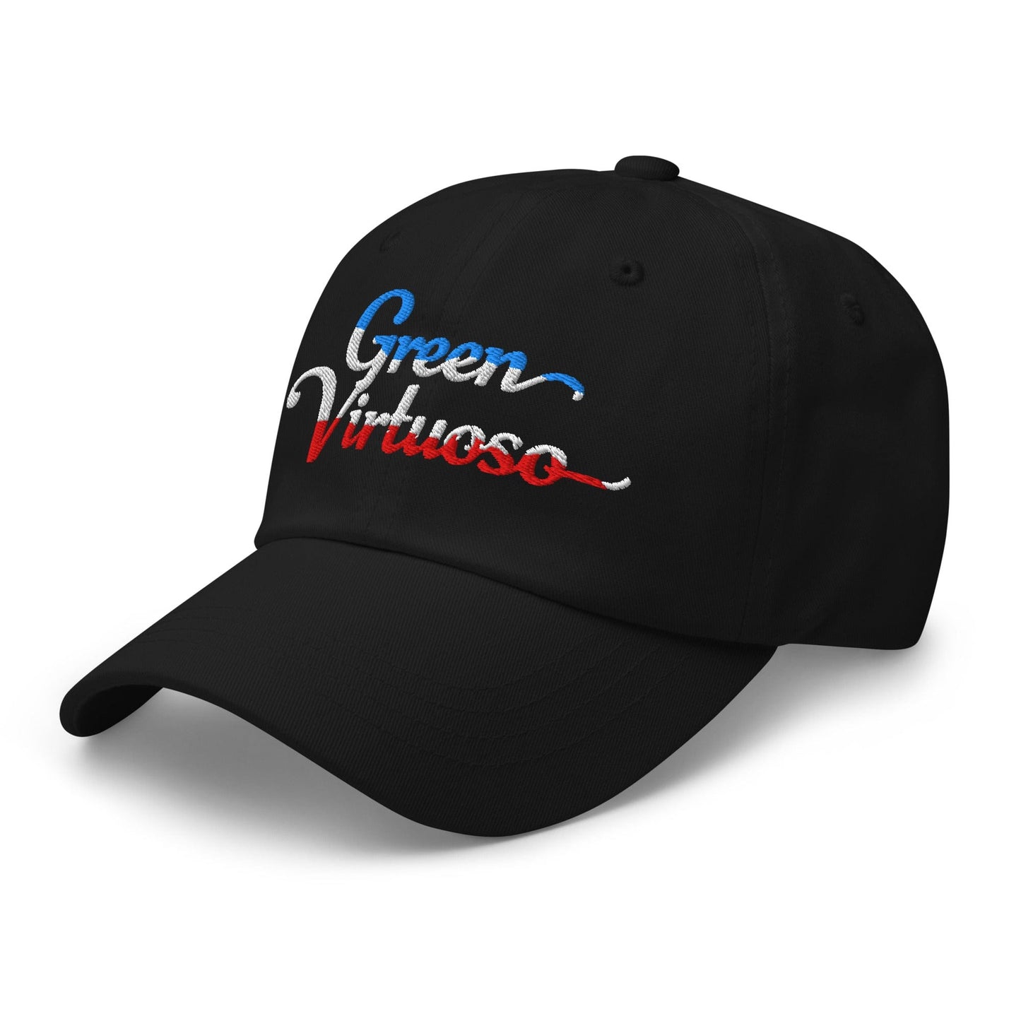 Green Virtuoso Engaging Fun Spirit Embroidered Golf Cap - Funny Golf Tee by Swing Epic