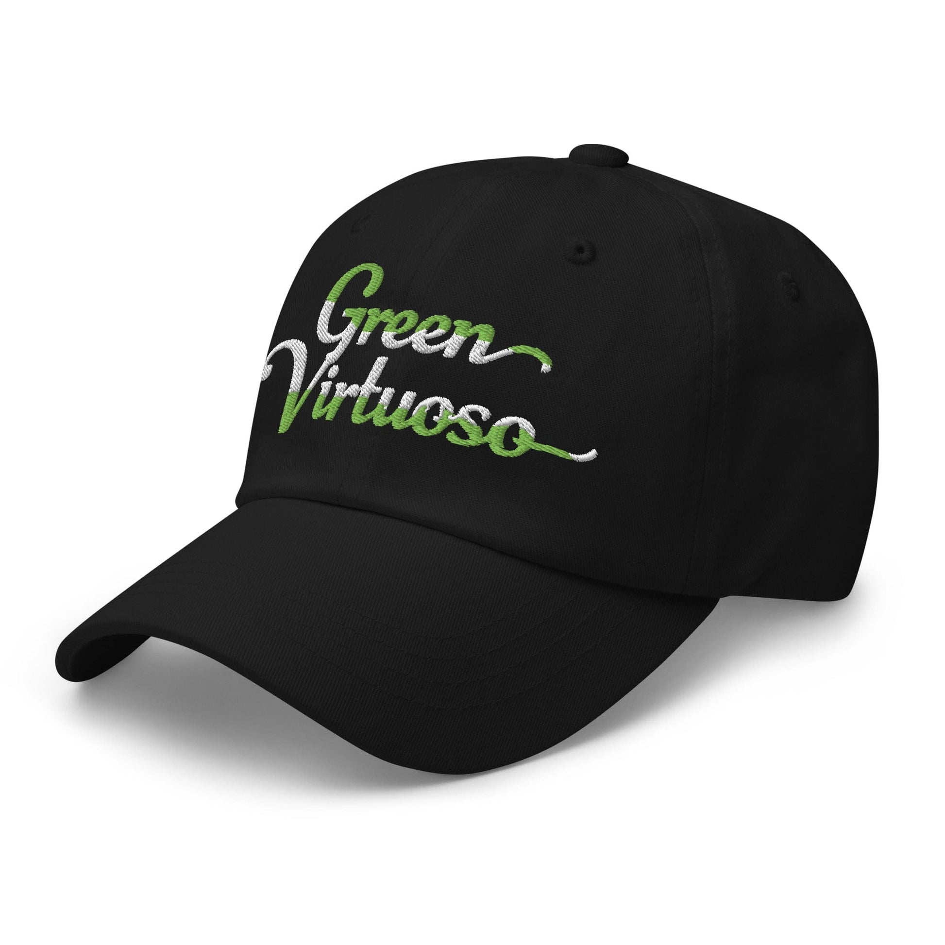 Green Virtuoso Engaging Fun Spirit Embroidered Golf Cap - Funny Golf Tee by Swing Epic